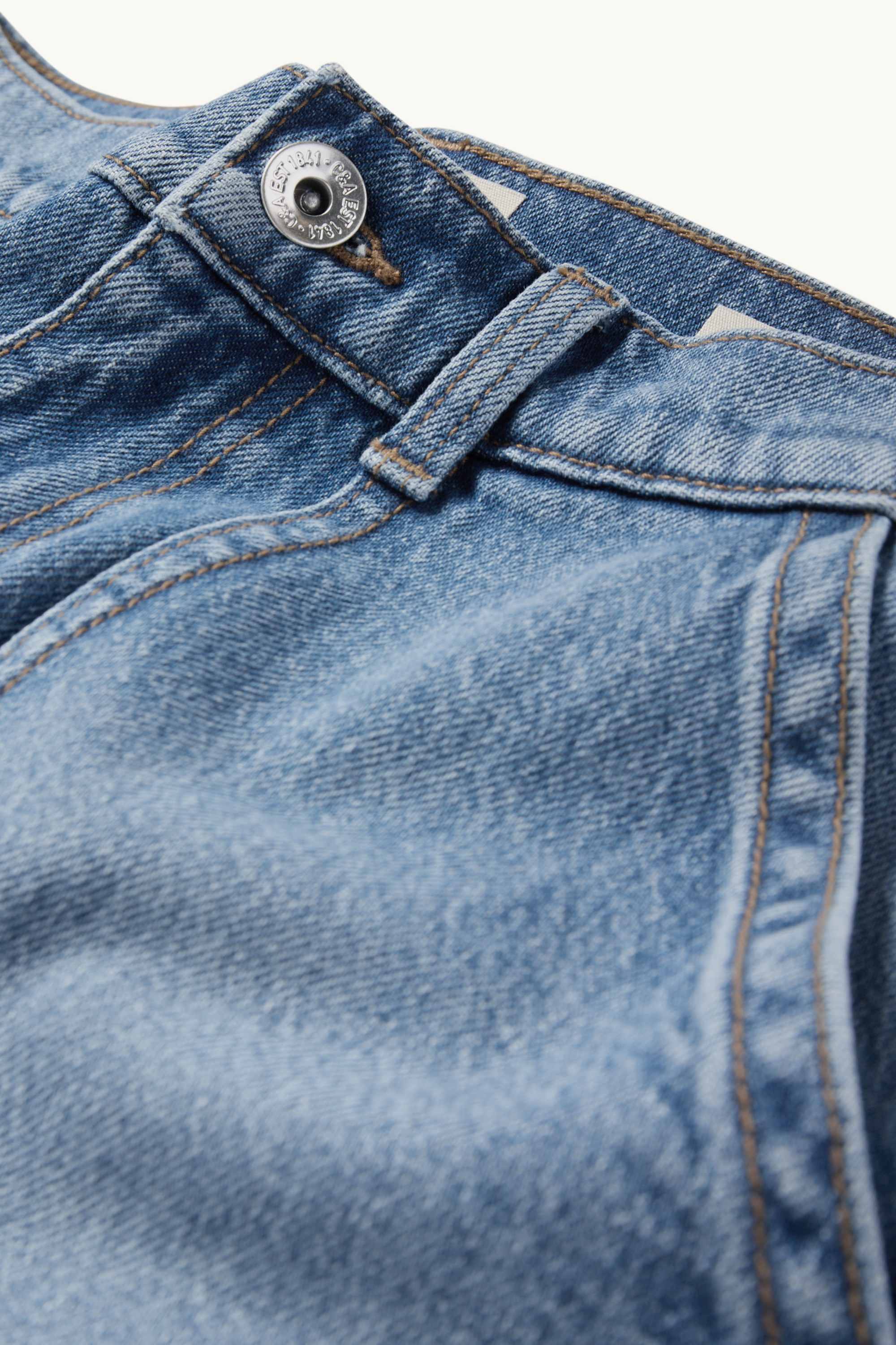 Denim miniskirt blue denim