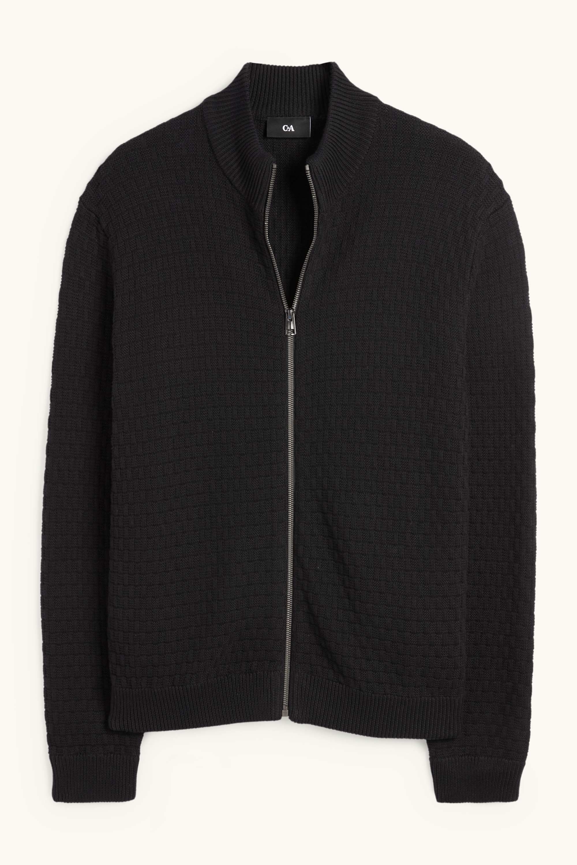 Cardigan - textured black