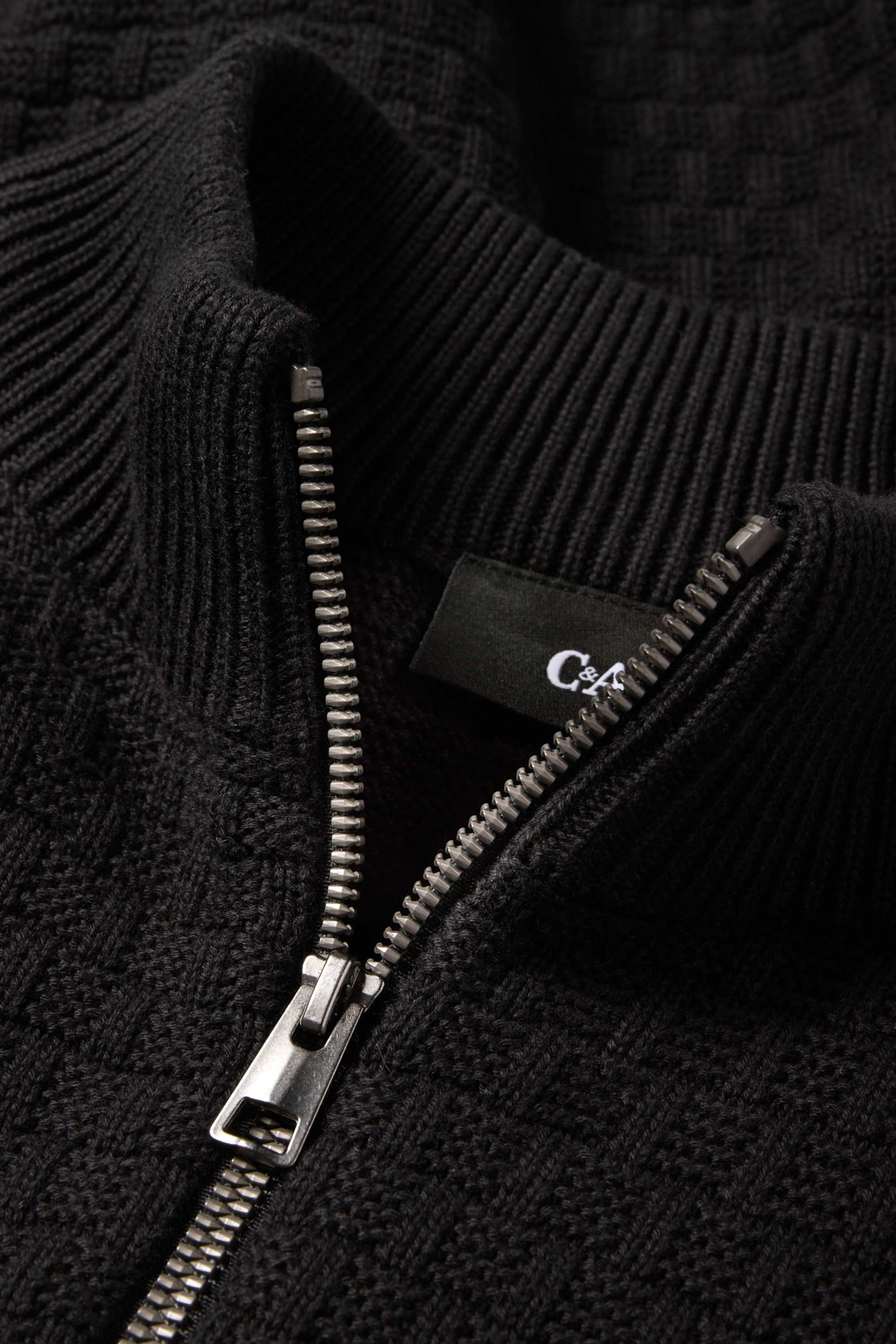 Cardigan - textured black