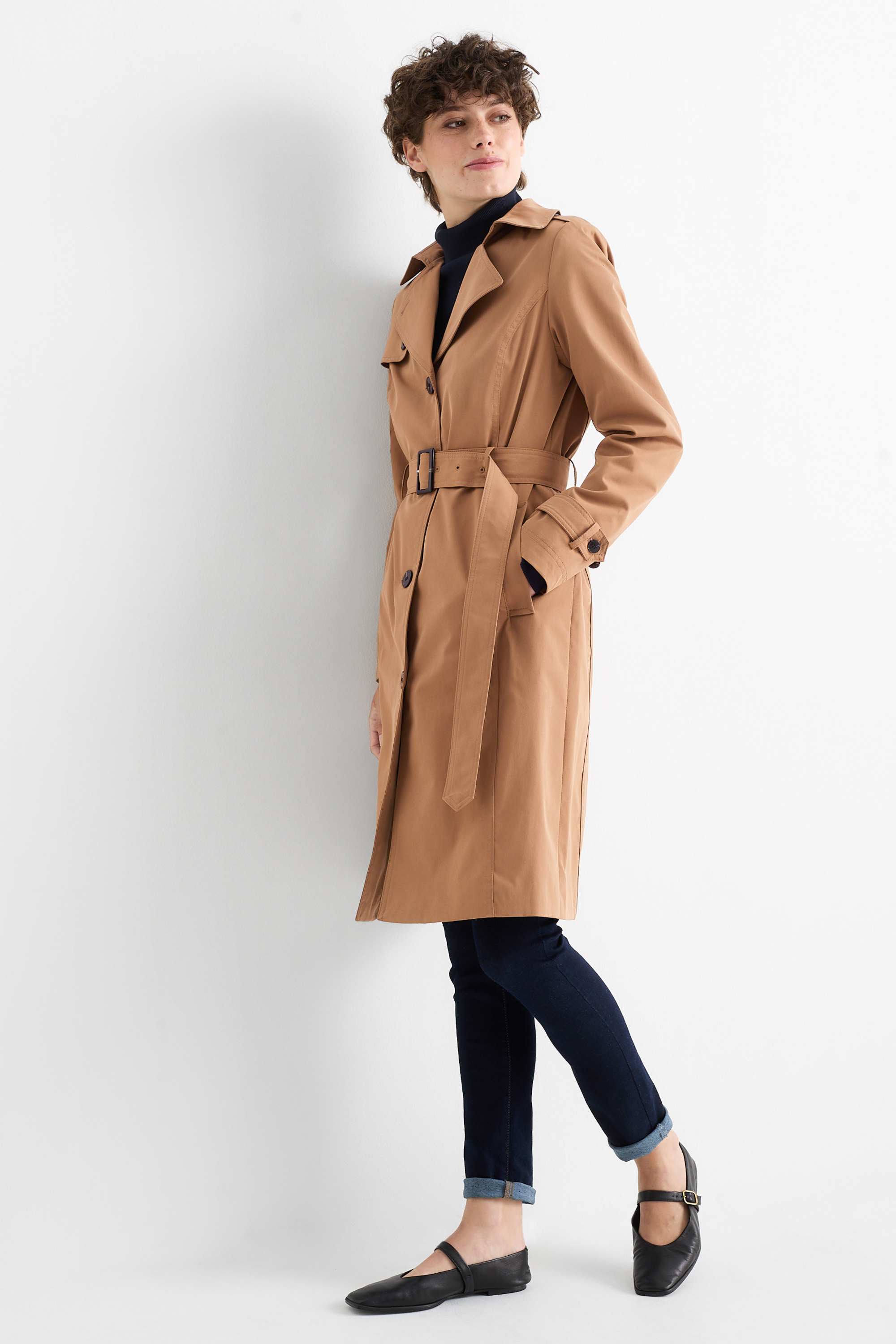 Trench coat brown