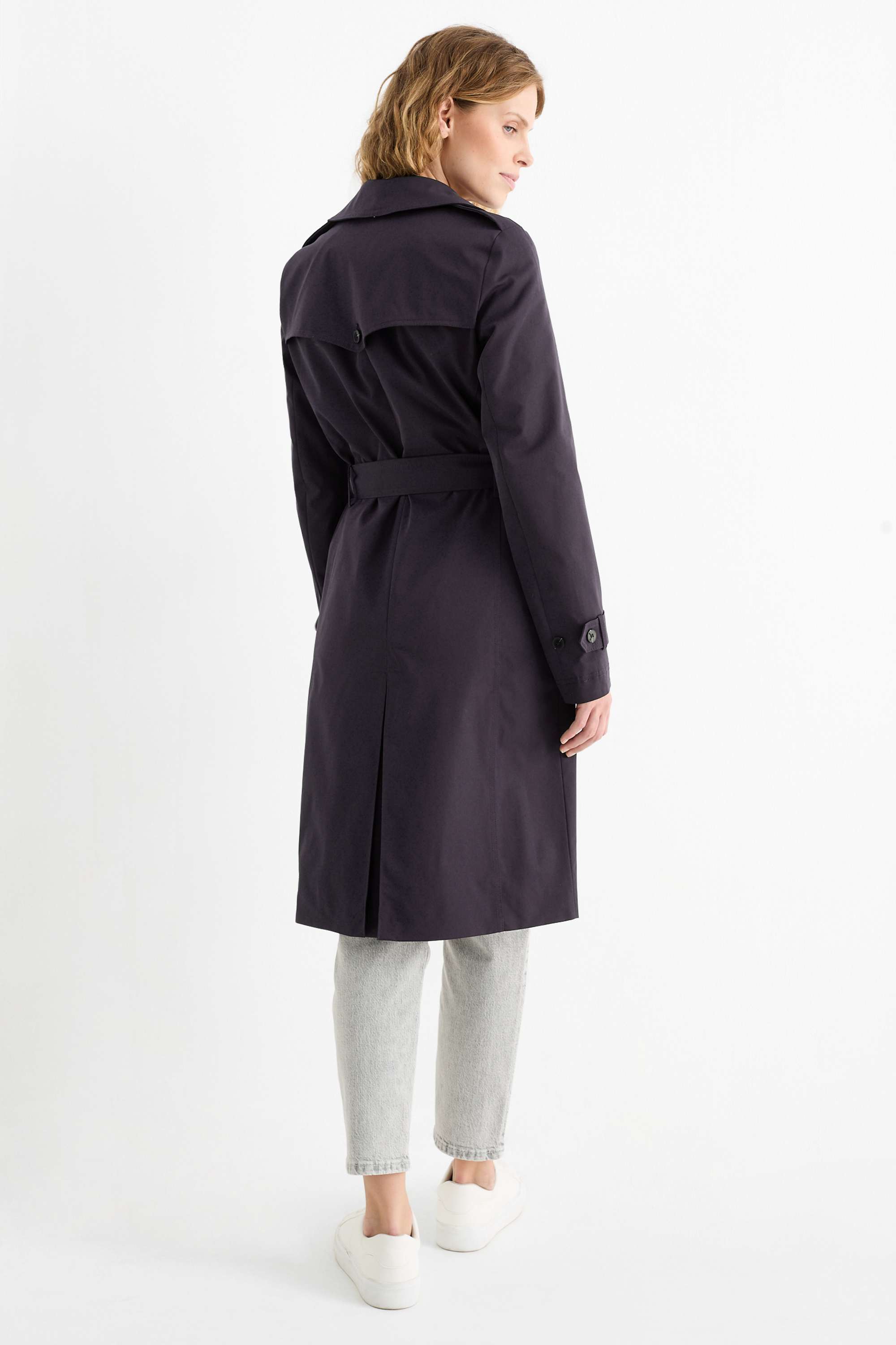 Trench coat dark blue