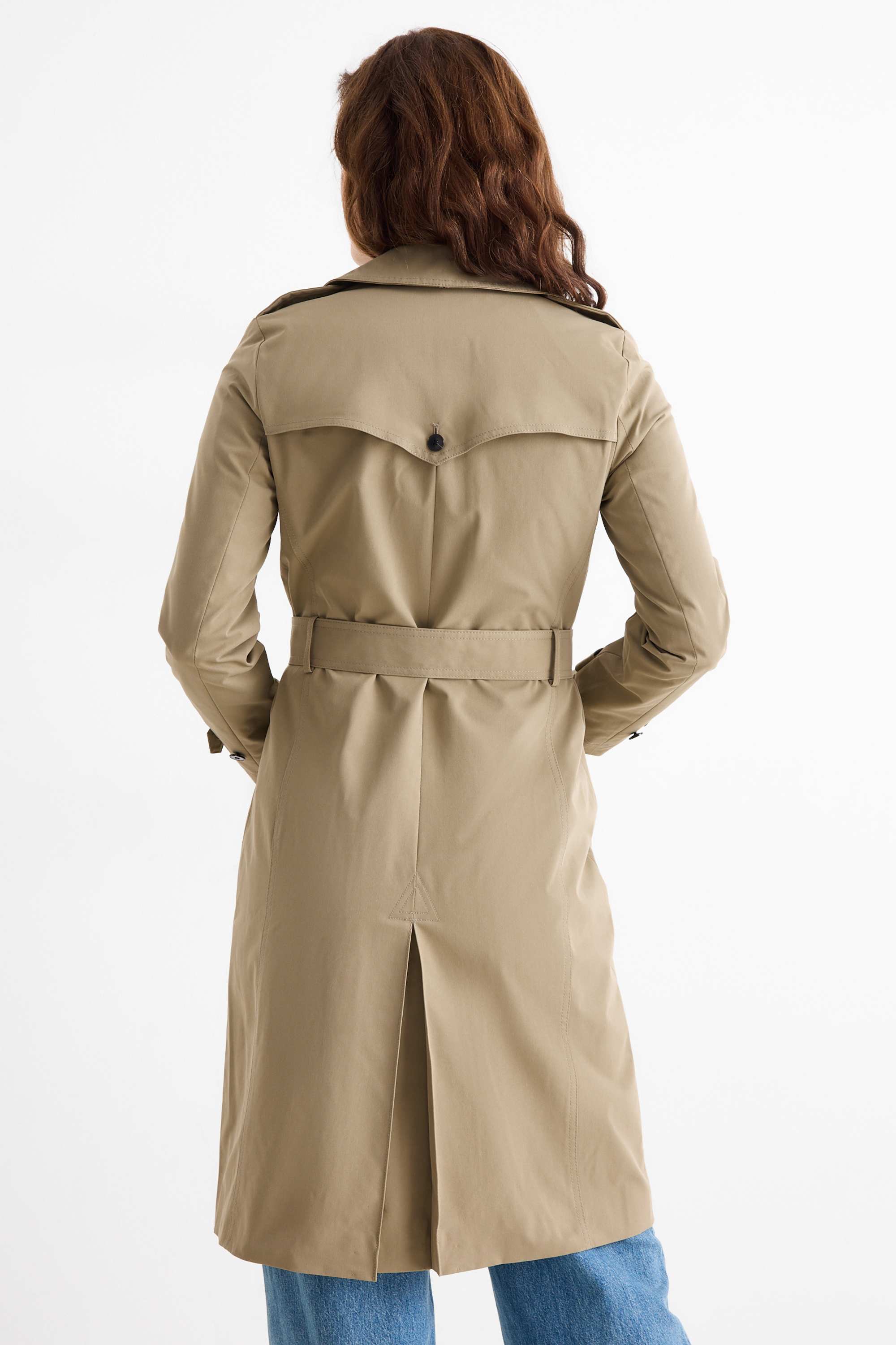 Trench coat green