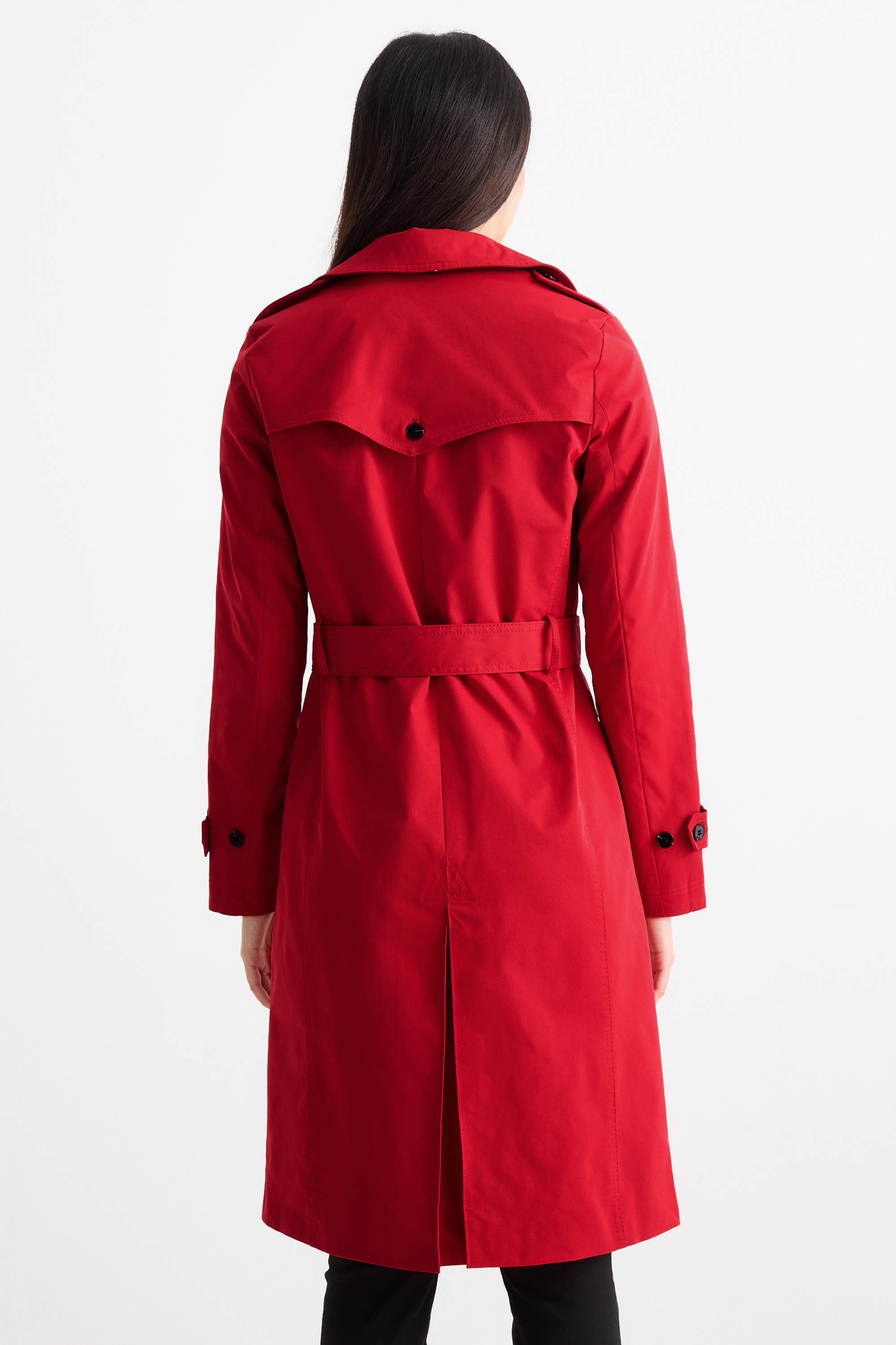 Trench coat red