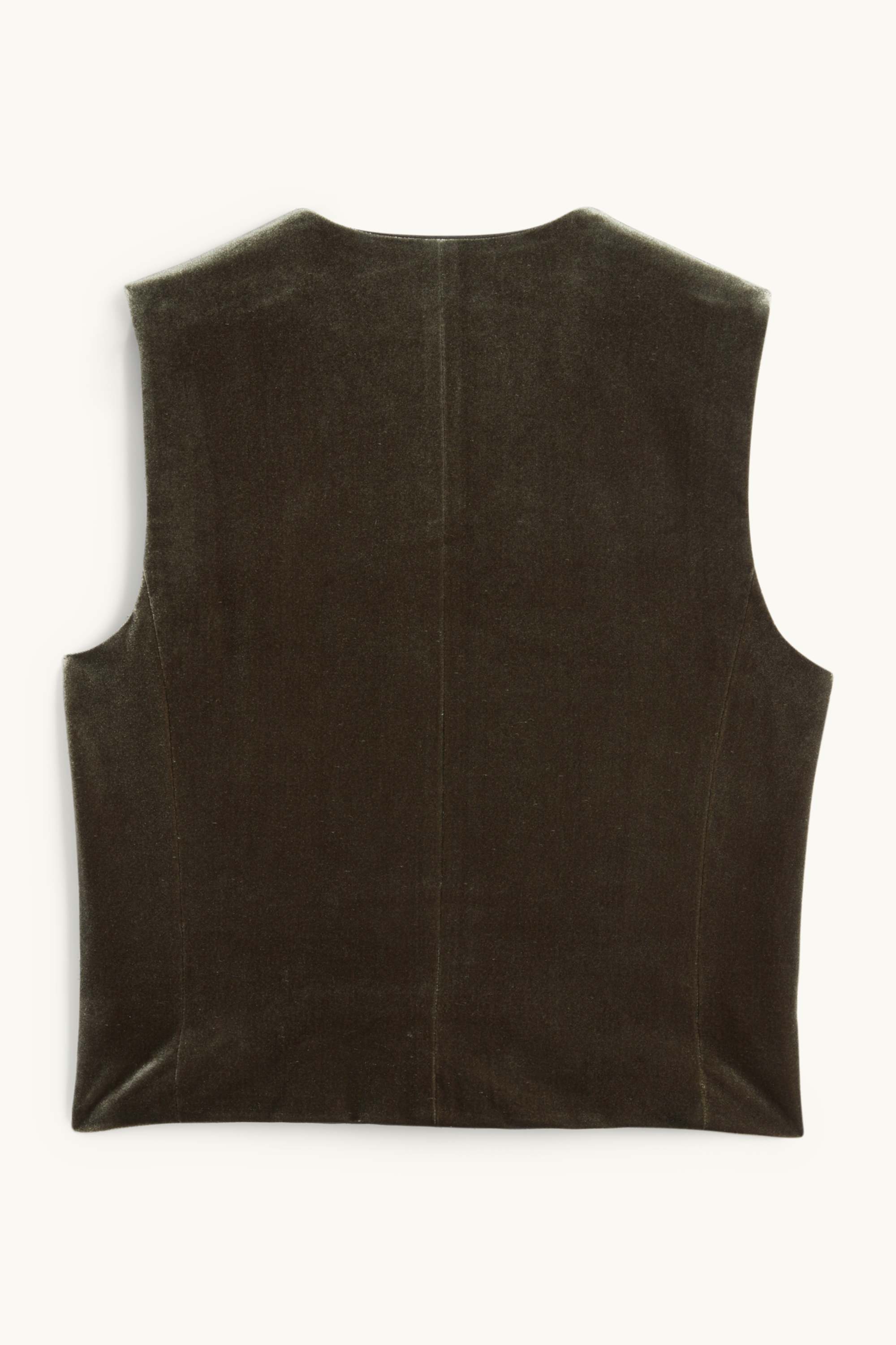 Velvet waistcoat - regular fit green