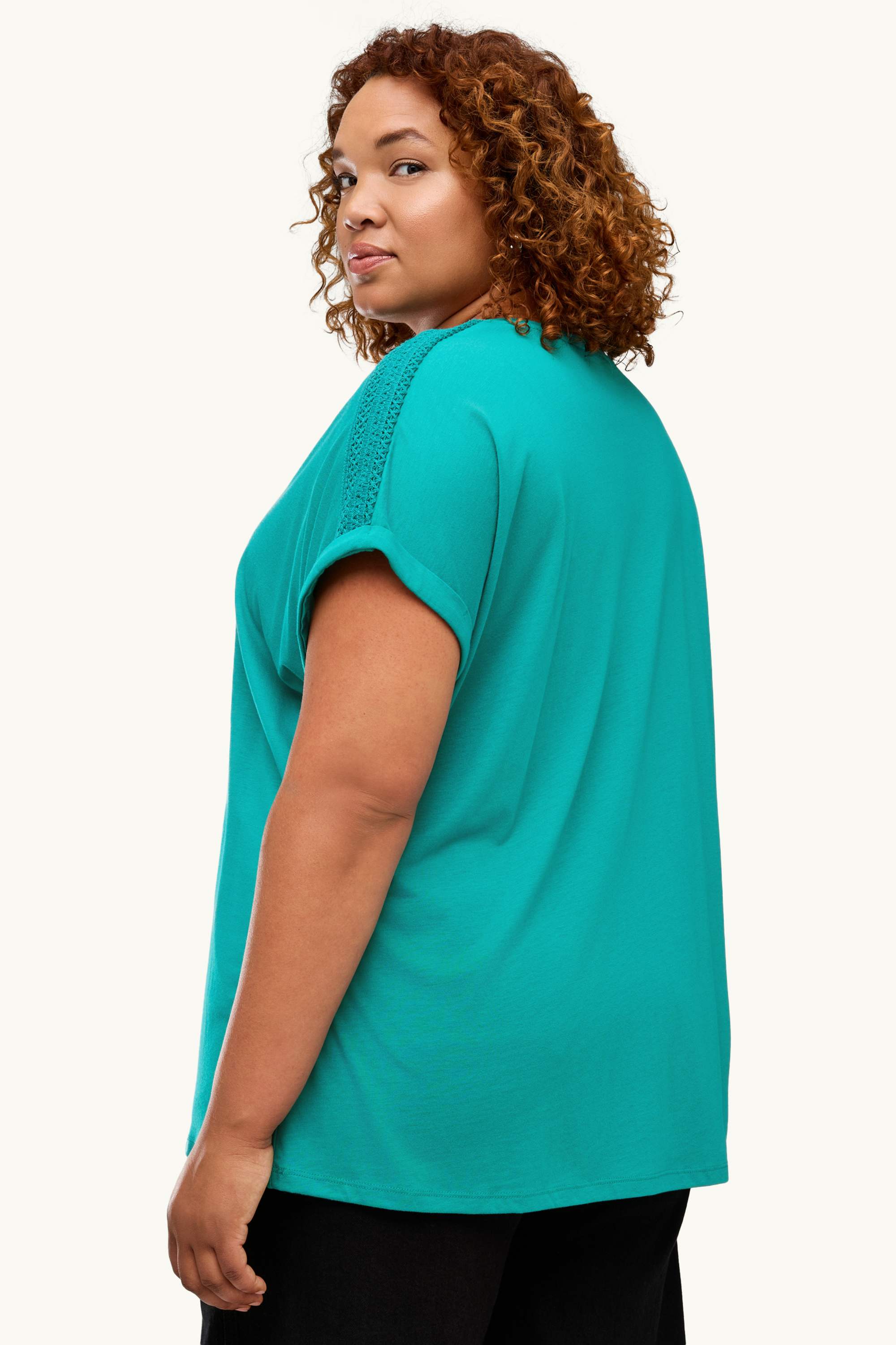 T-shirt turquoise