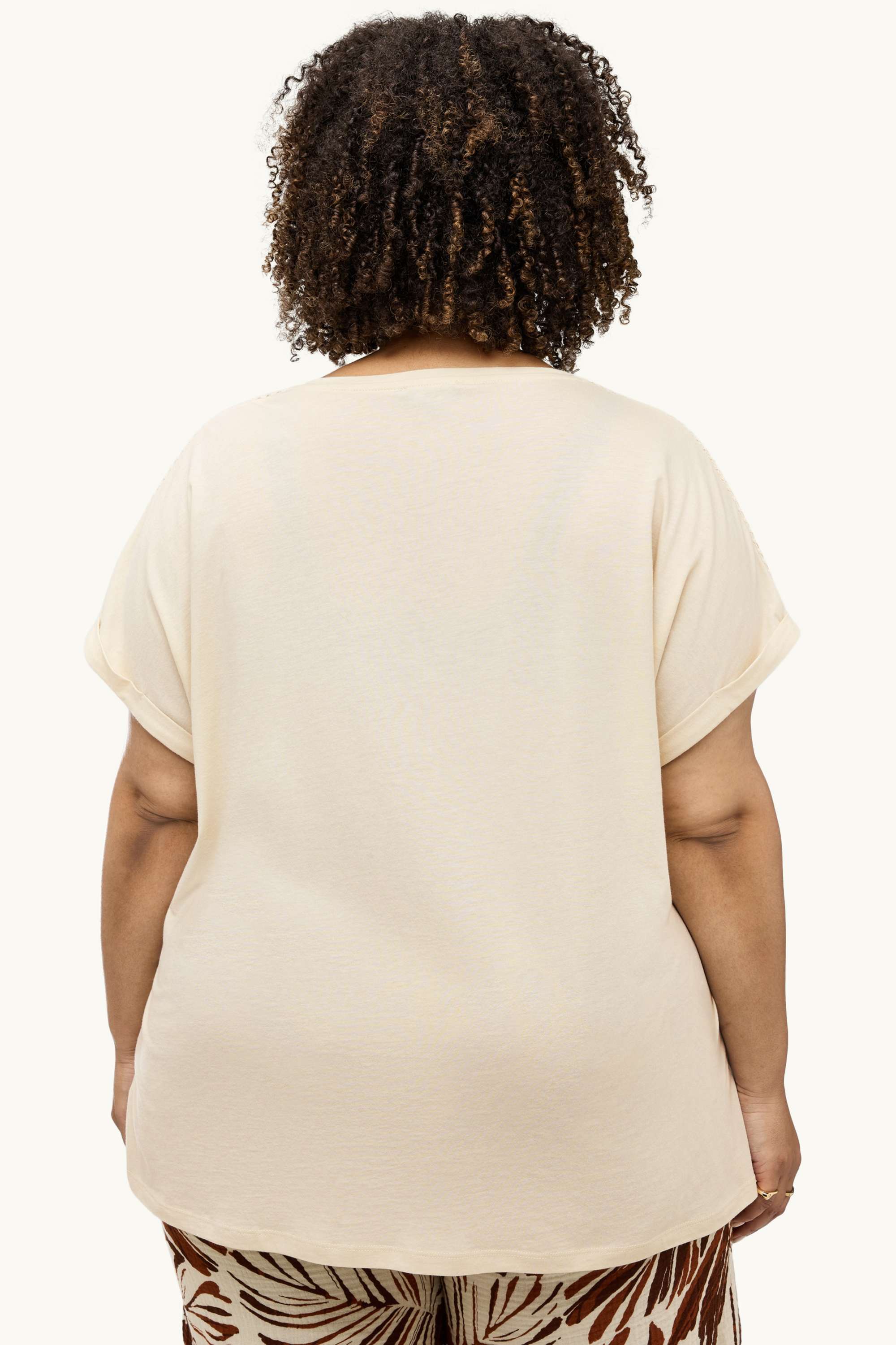T-shirt creme
