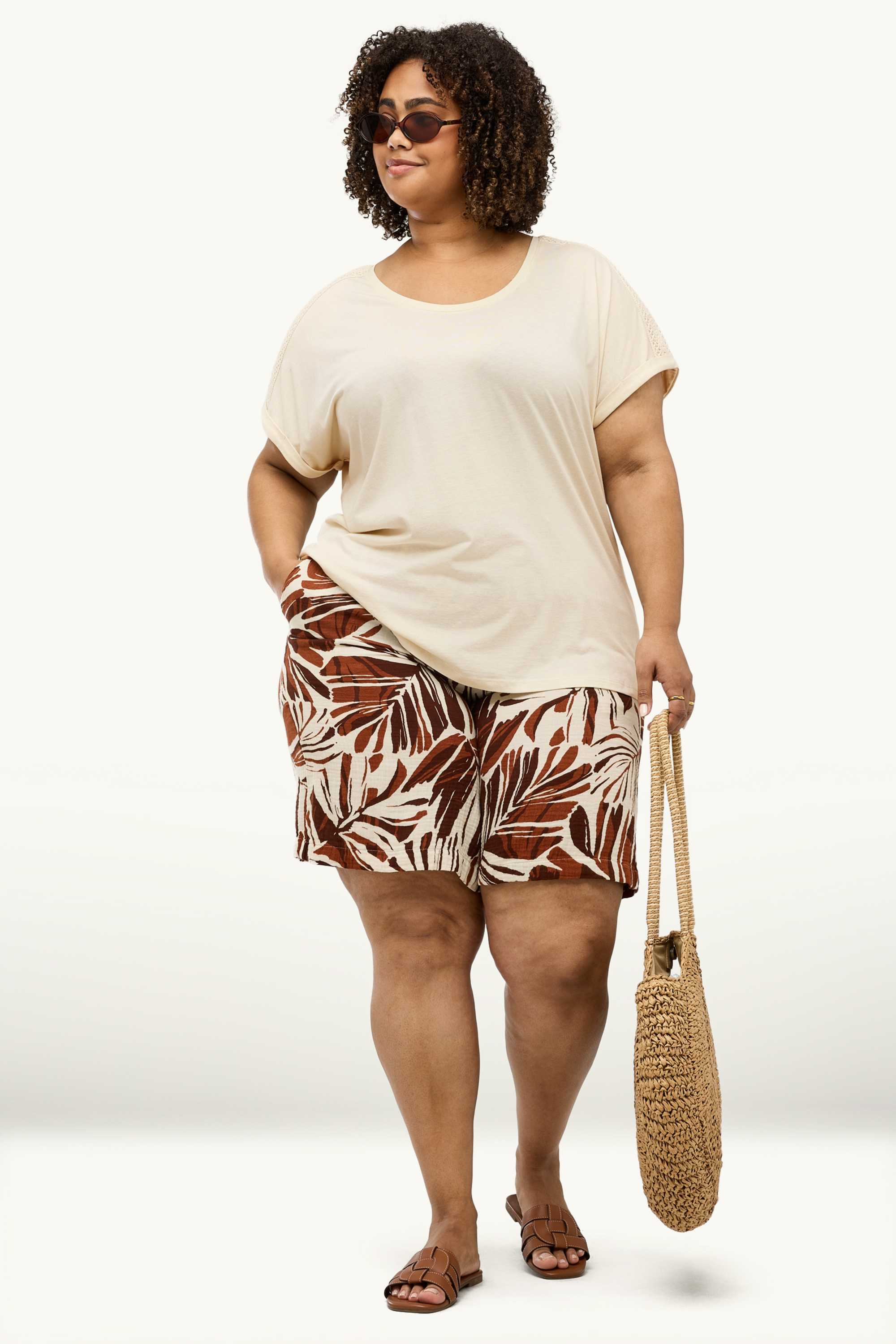 T-shirt creme