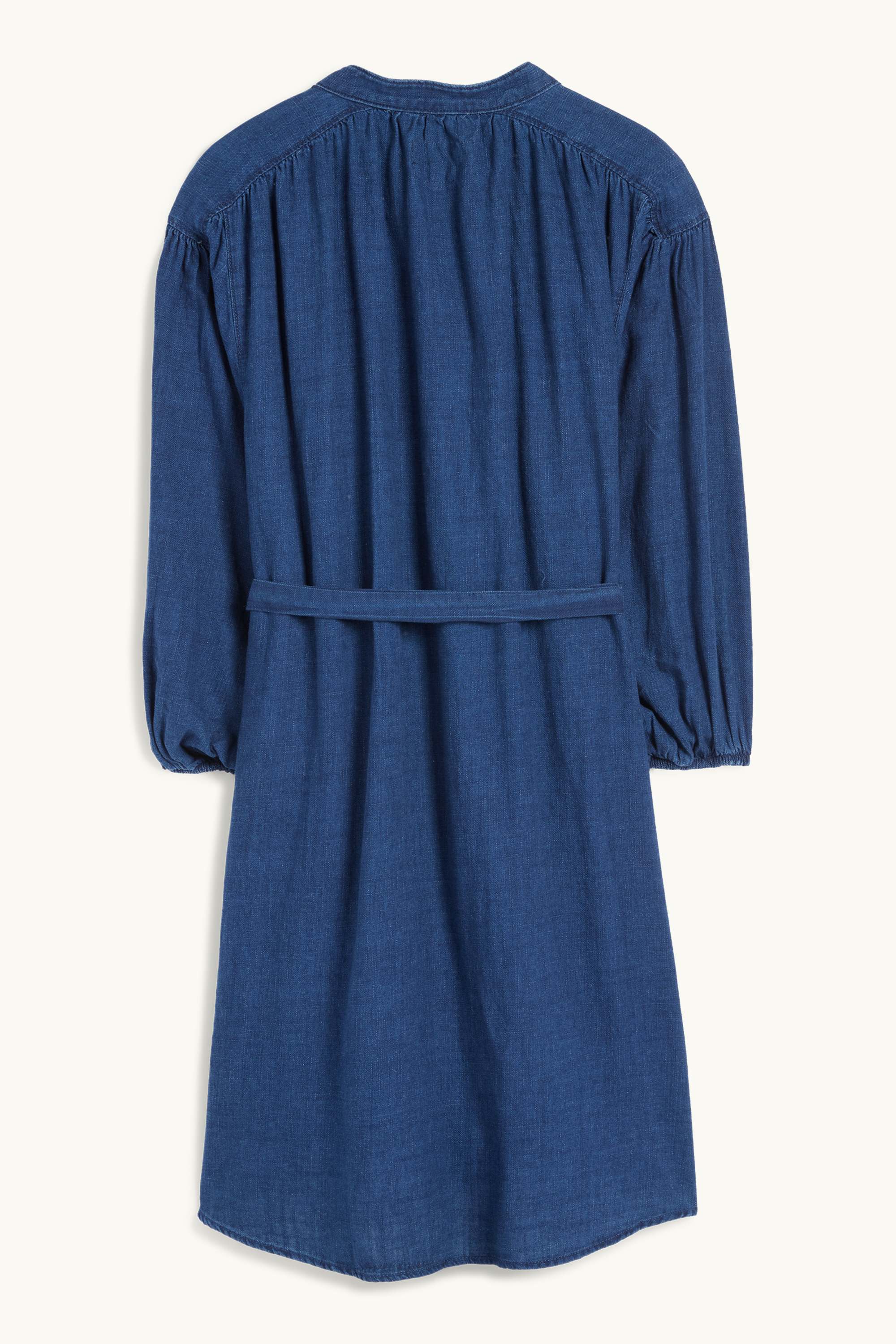Denim shirt dress blue denim