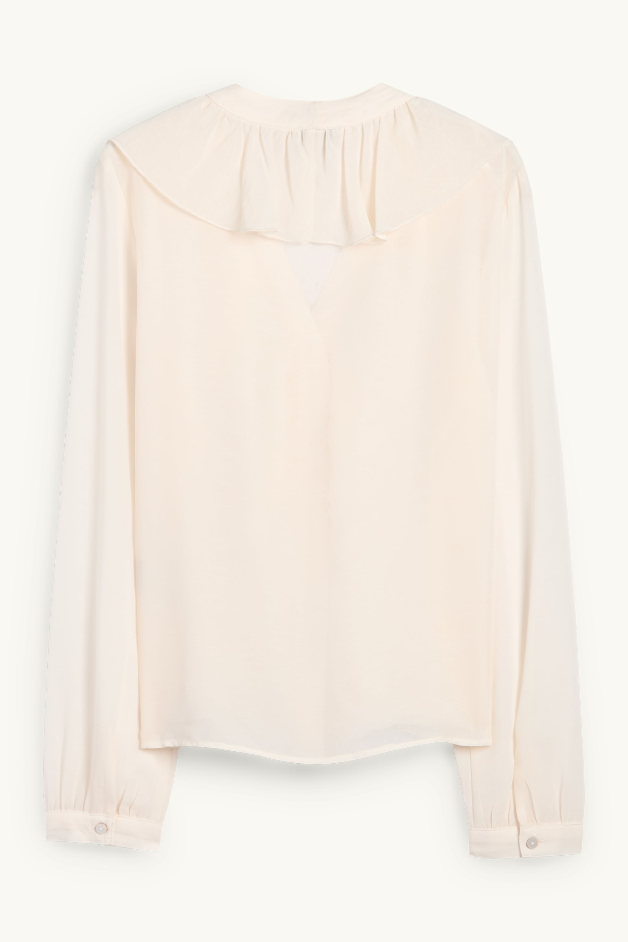 V-neck blouse cremewhite