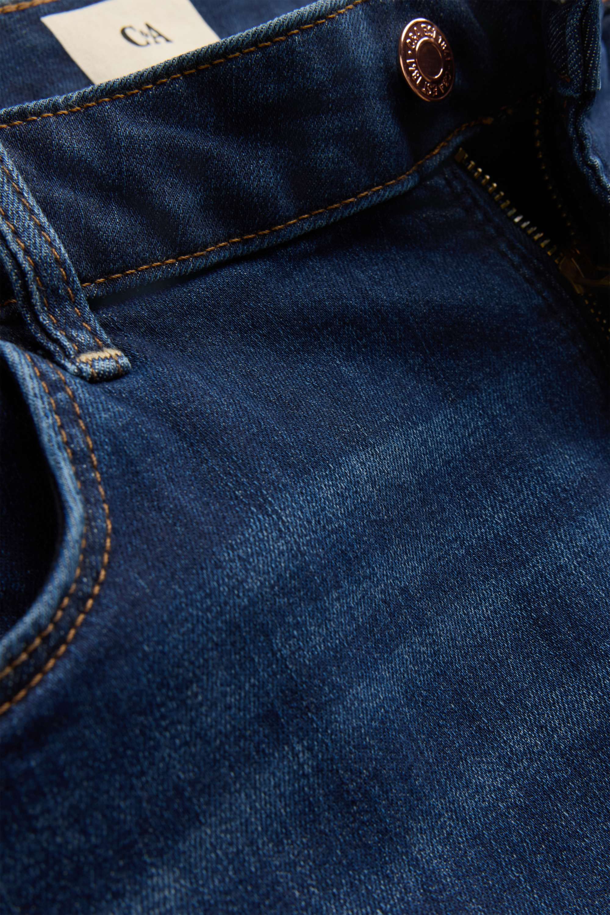 Bootcut jeans - mid-rise waist dark blue