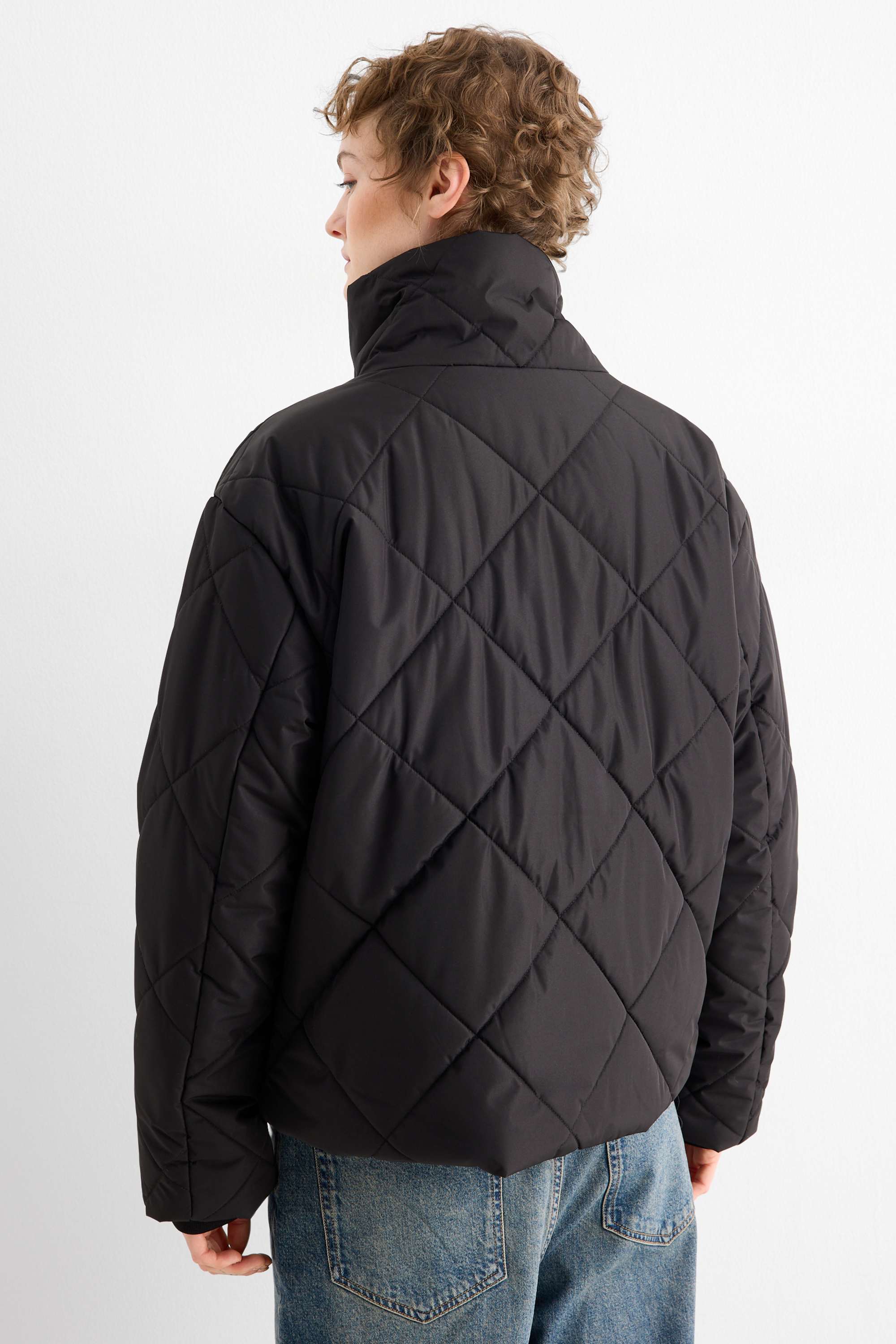 Quilted jacket black
