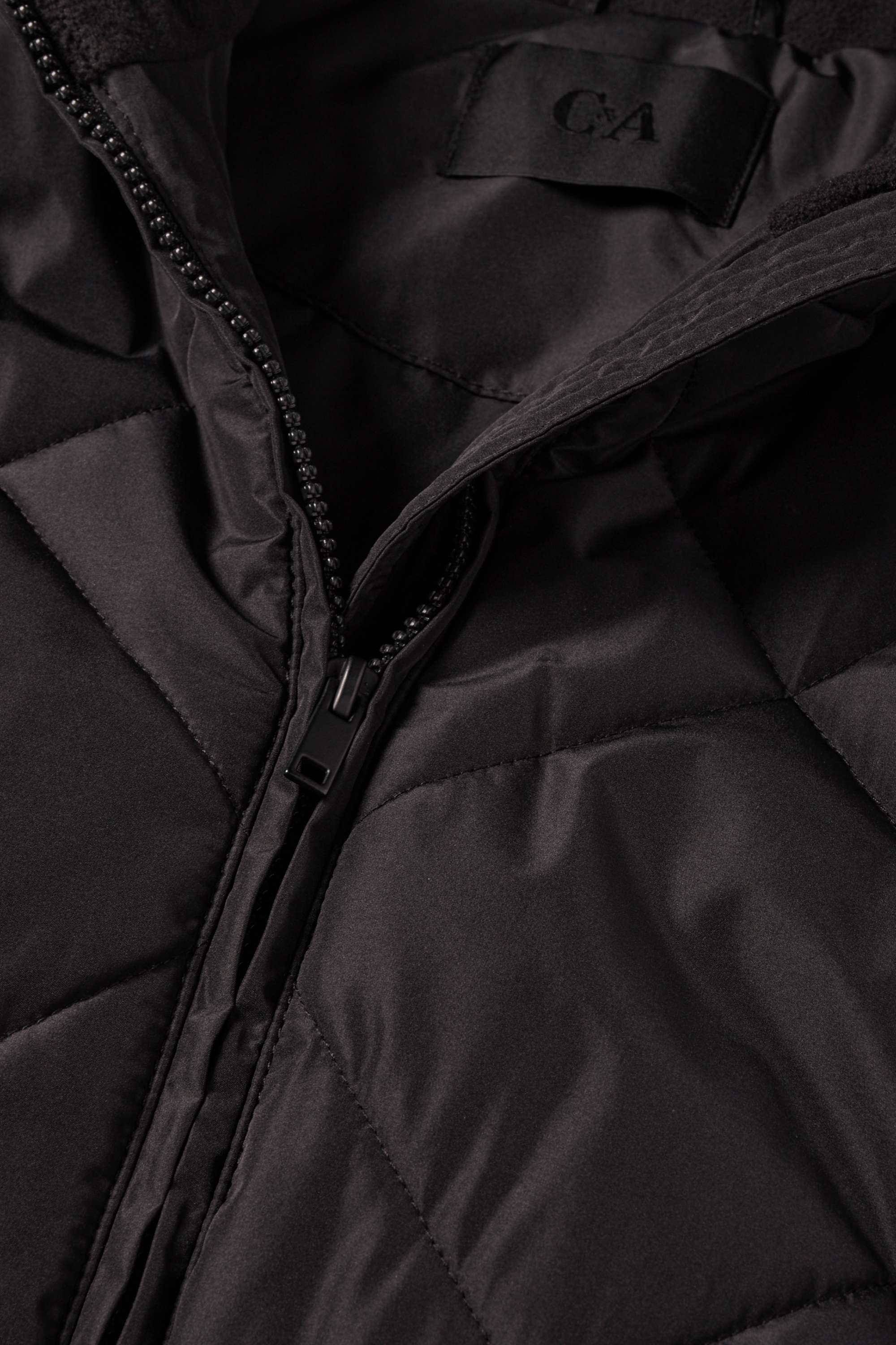 Quilted jacket black