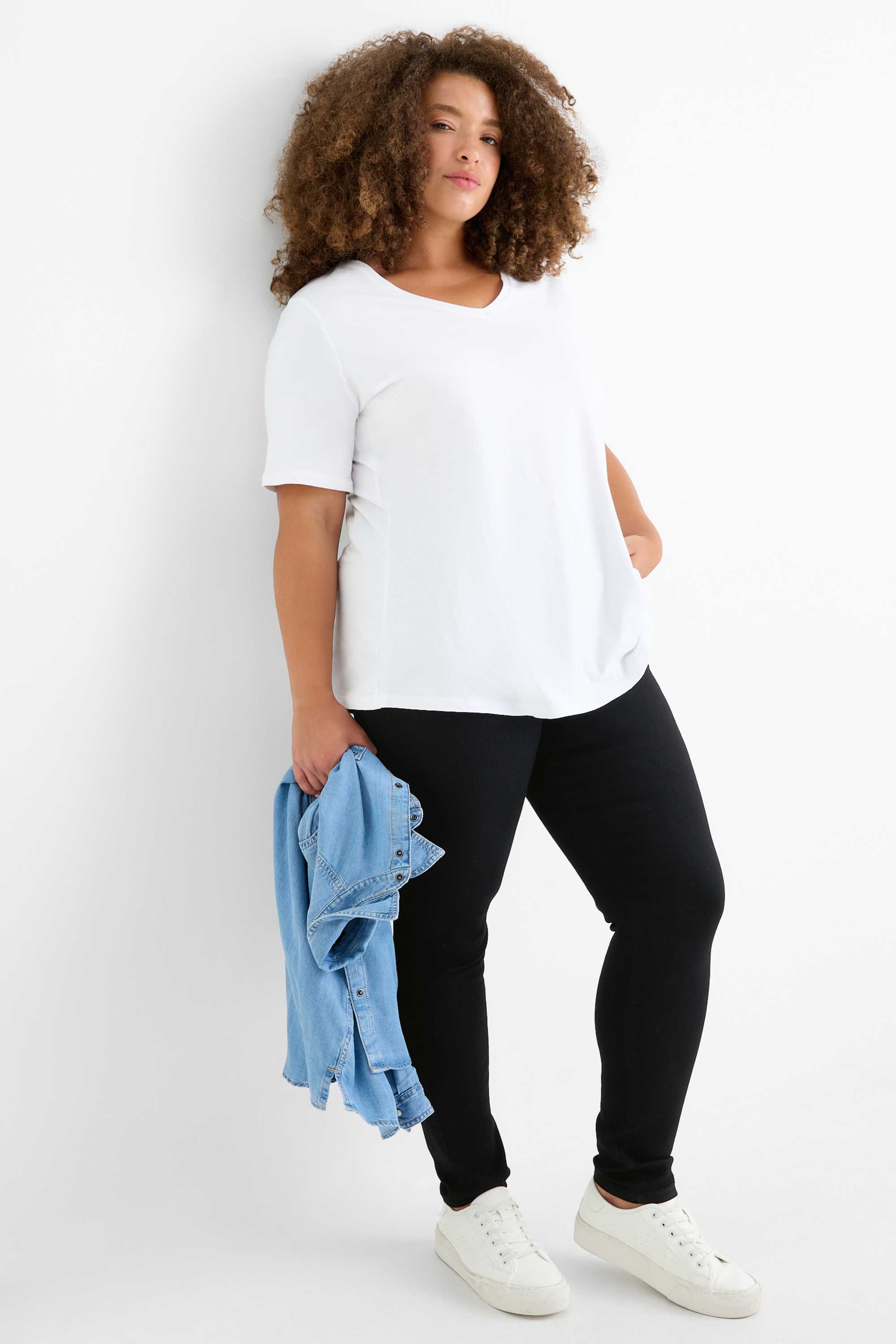Jegging jeans - high waist black