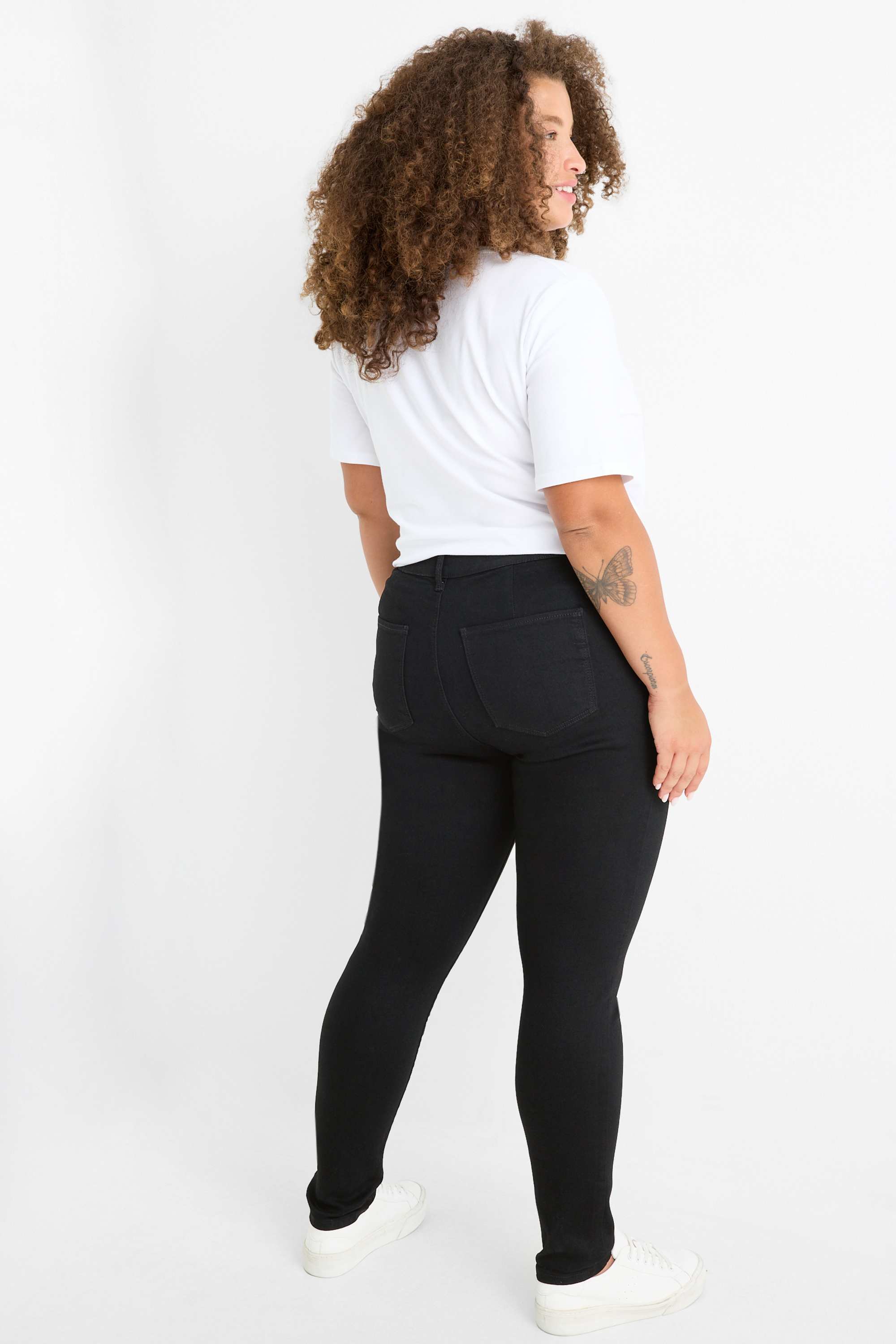 Jegging jeans - high waist black