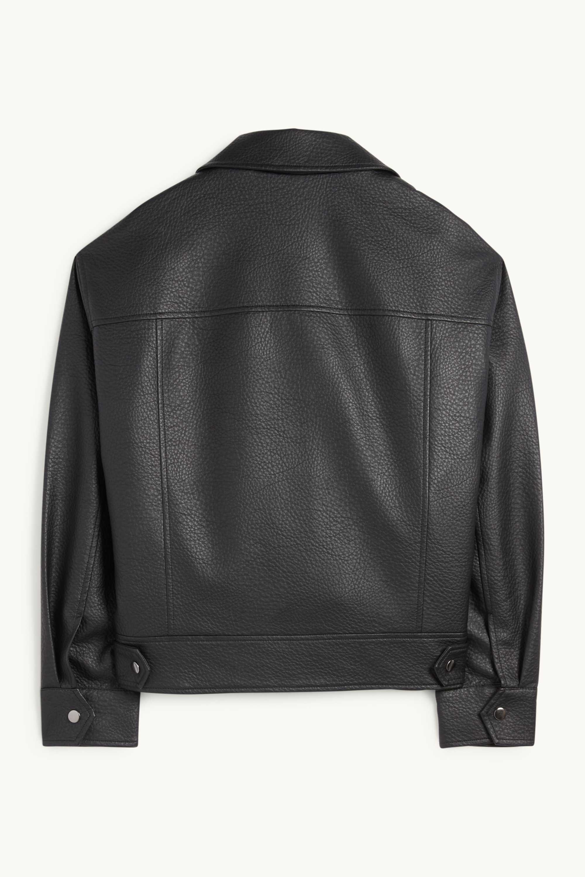 Biker jacket - faux leather black