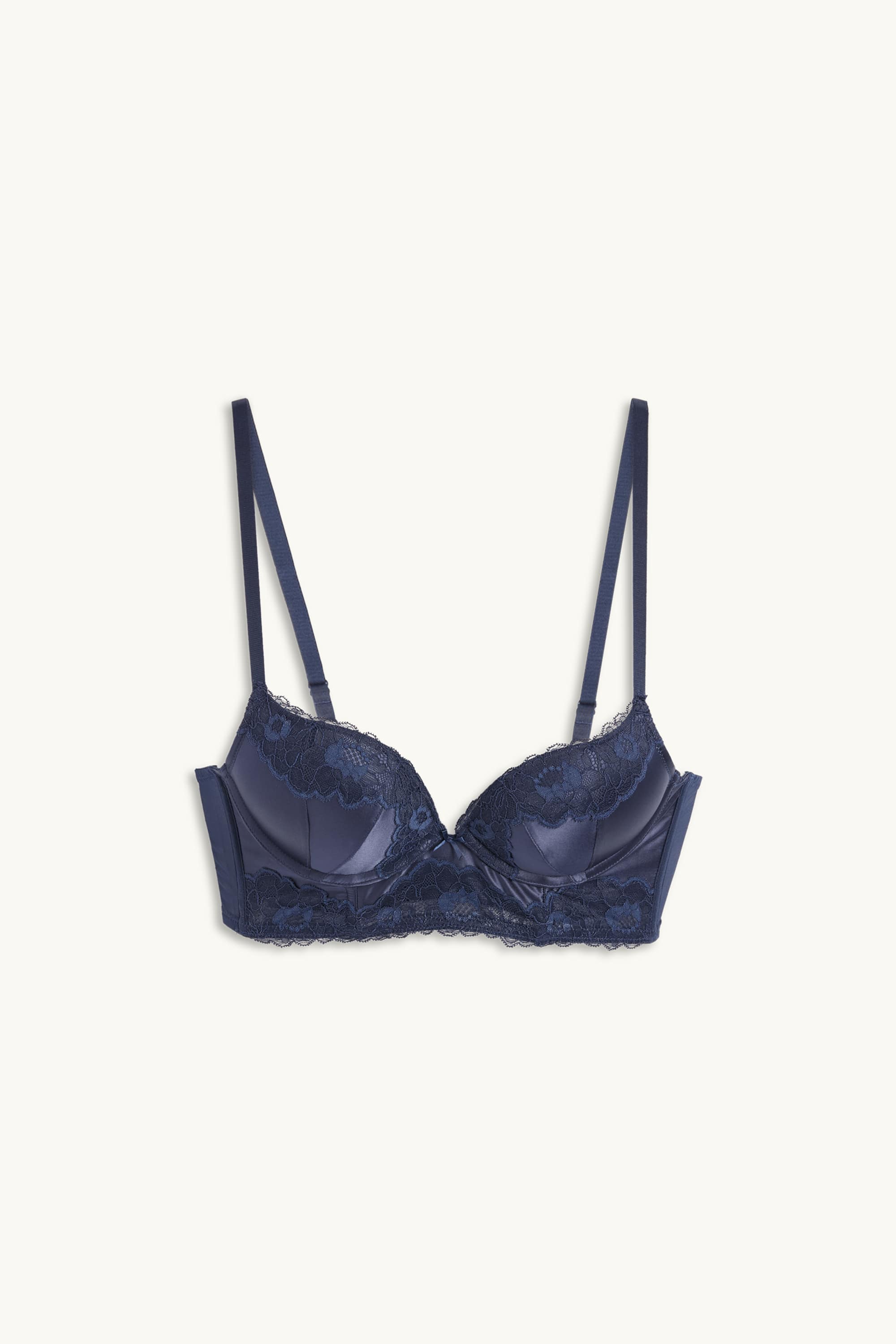 Underwire bra - PLUNGE - padded dark blue