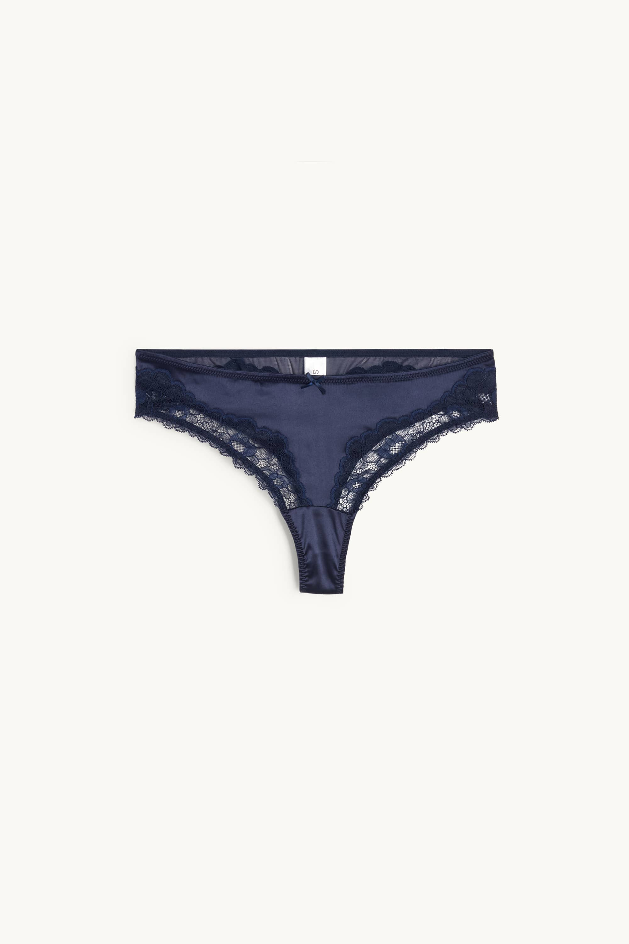 Thong dark blue