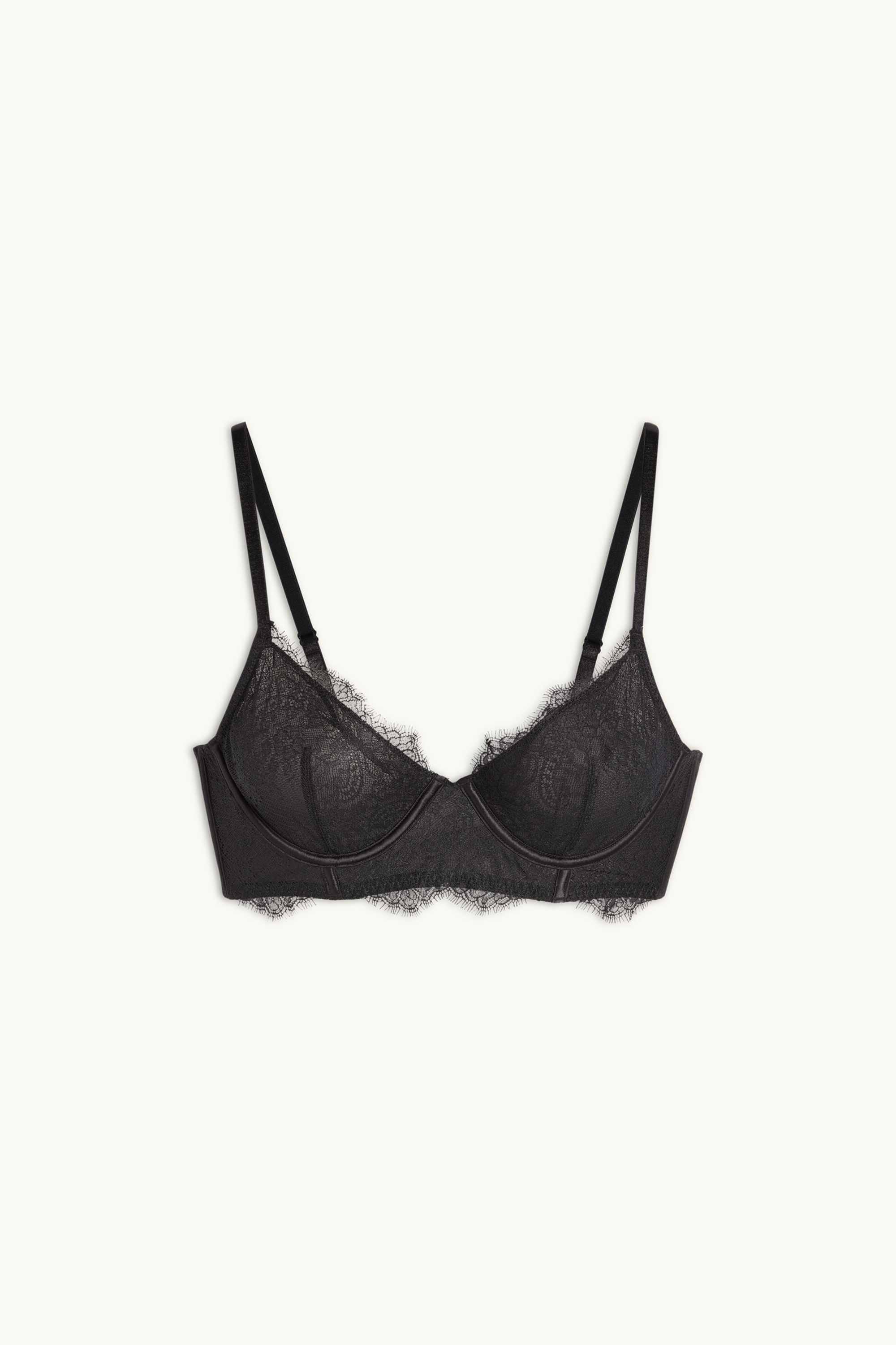 Underwire bra black
