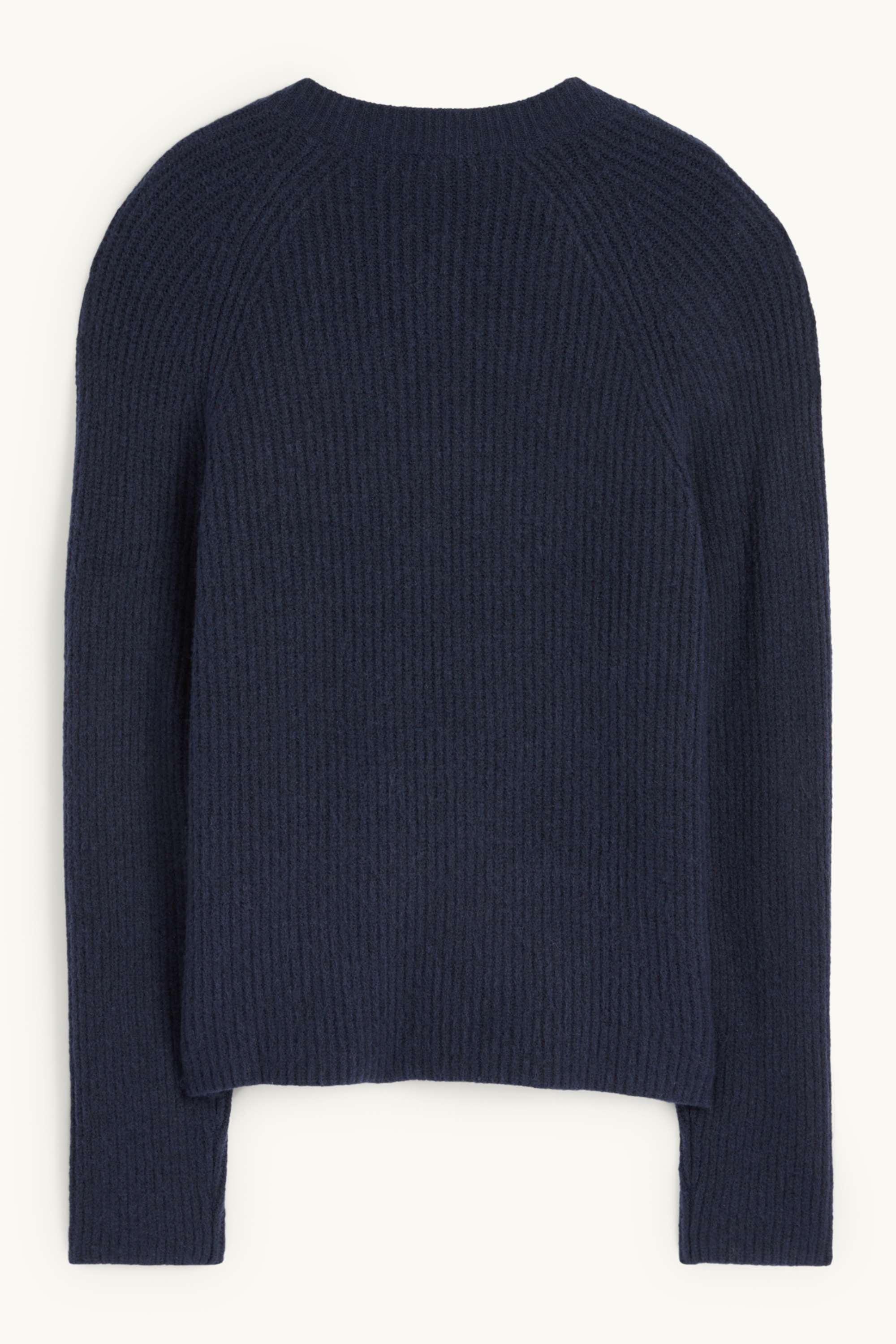 Jumper - ribbed dark blue