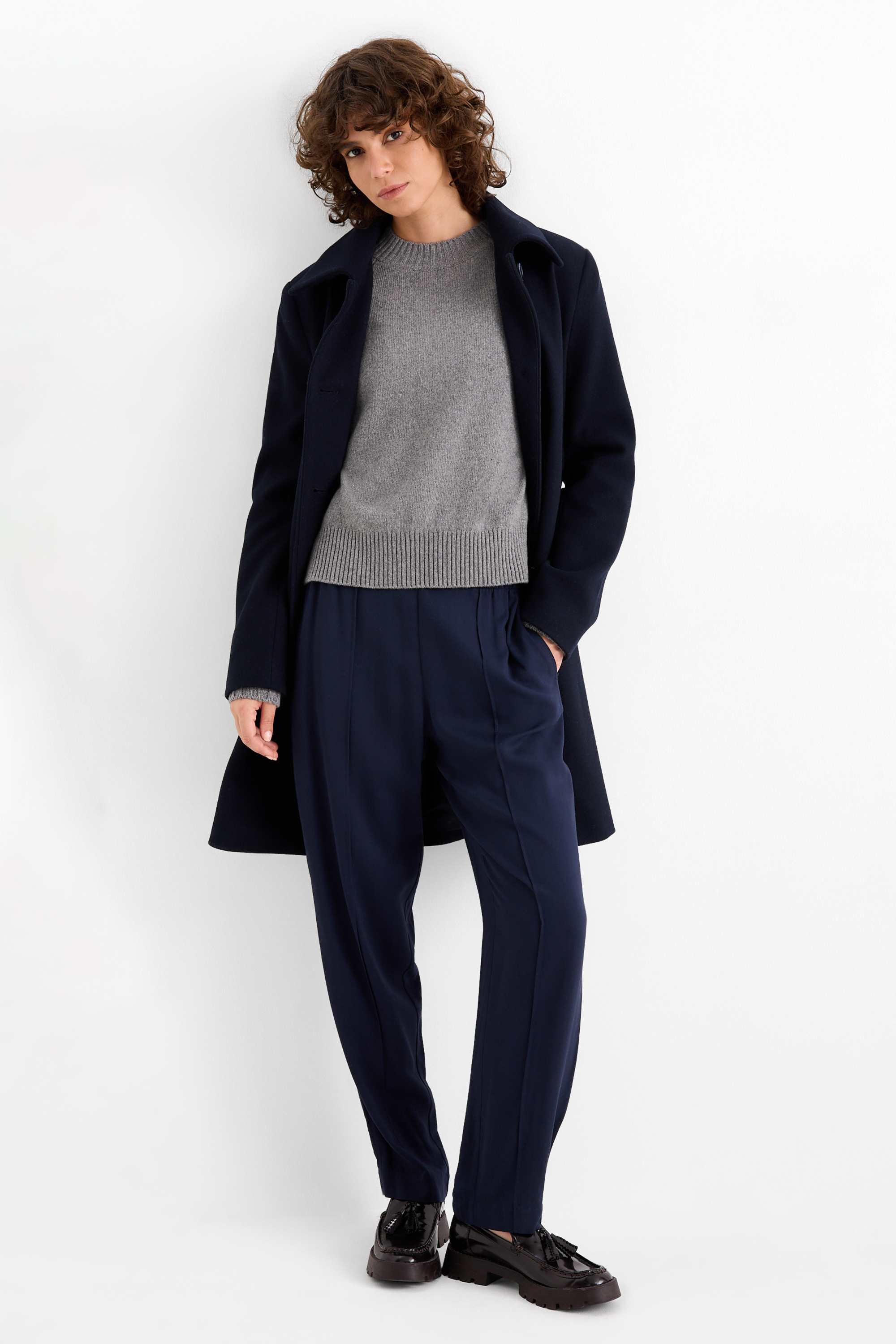 Cashmere jumper gray