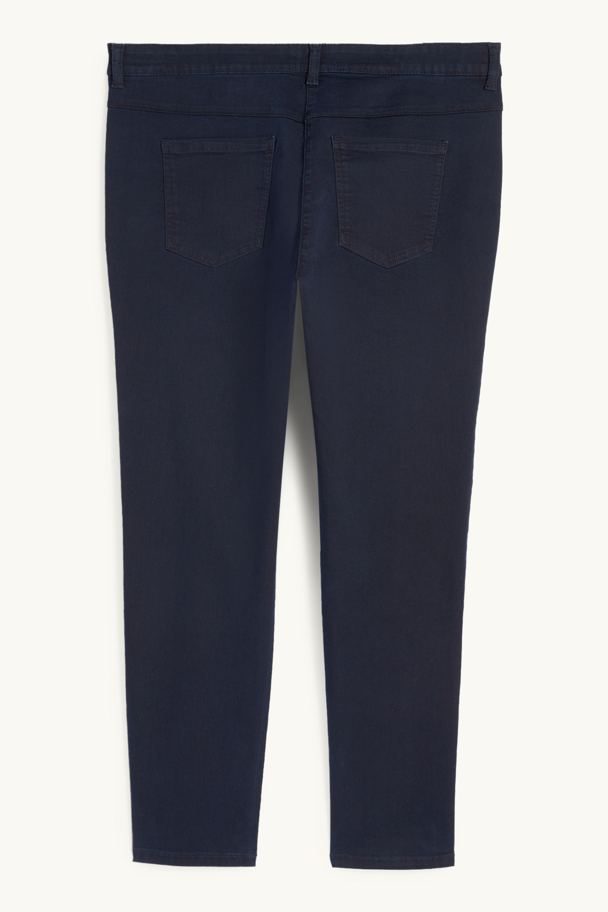 Slim jeans - mid-rise waist dark blue