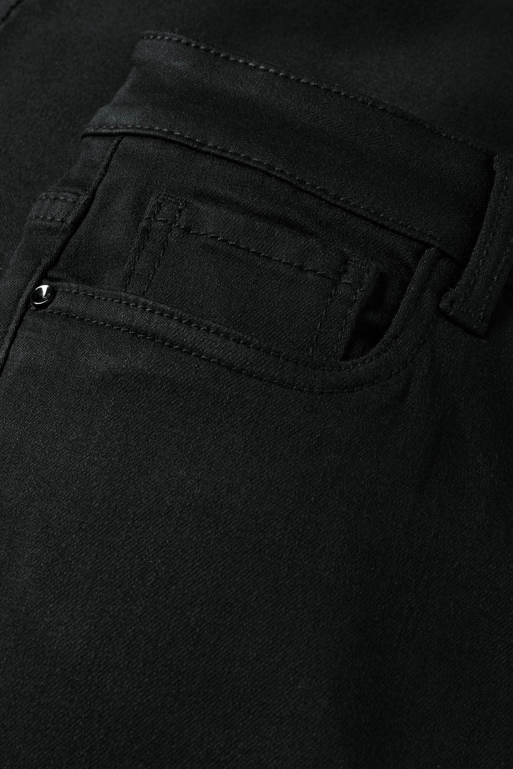 Cloth trousers - high waist - recycled black