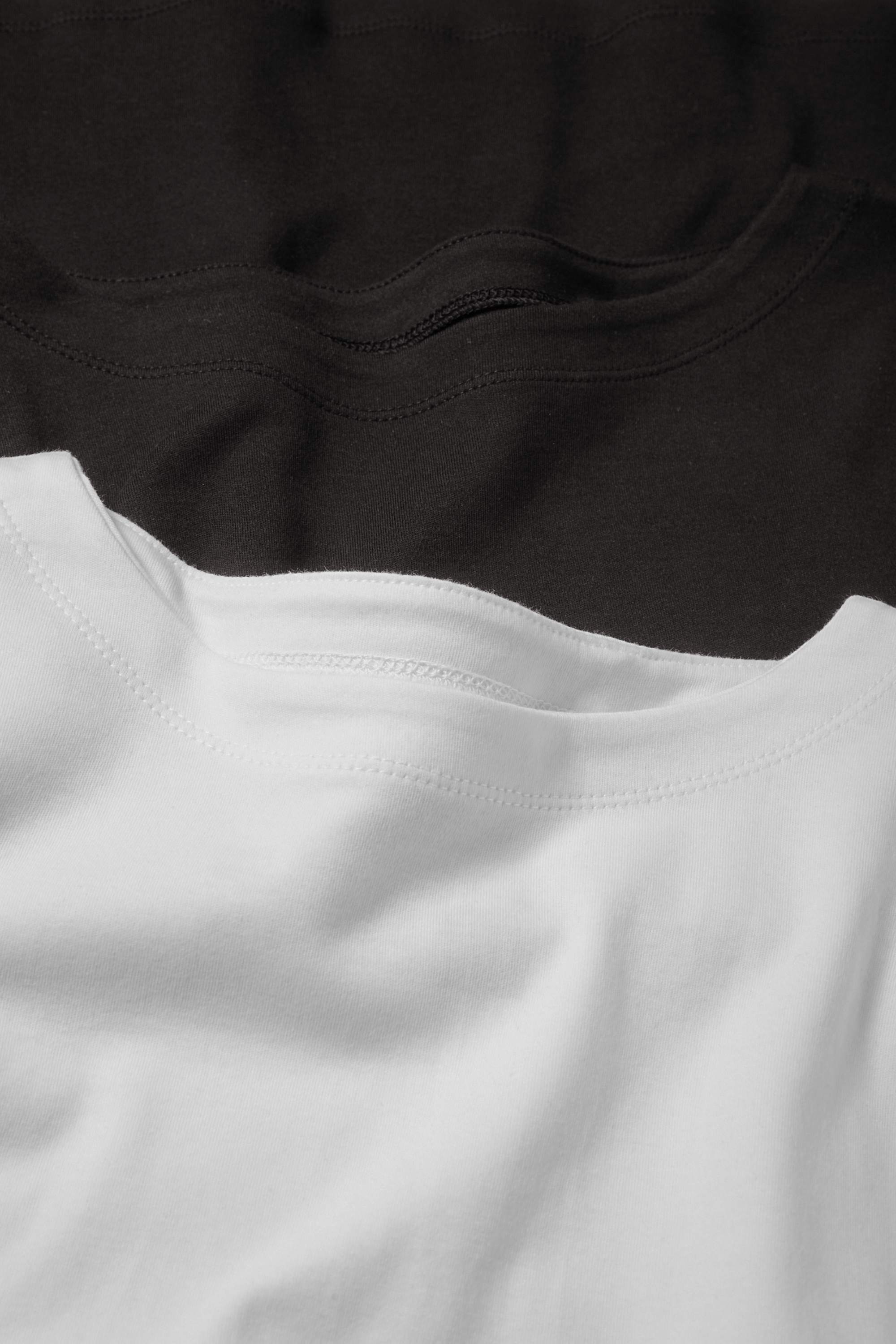 Multipack of 2 - long sleeve top black / white