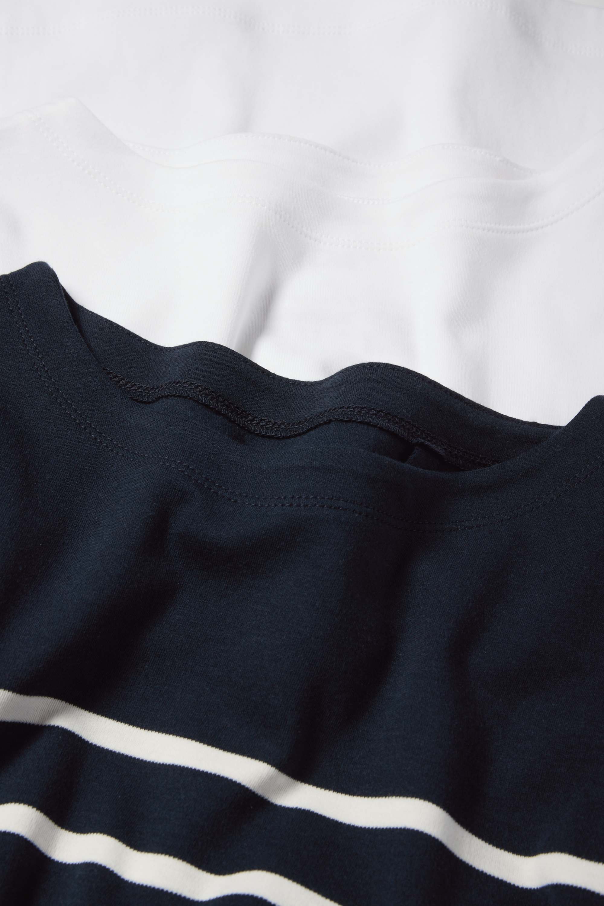 Multipack of 2 - long sleeve top dark blue / white