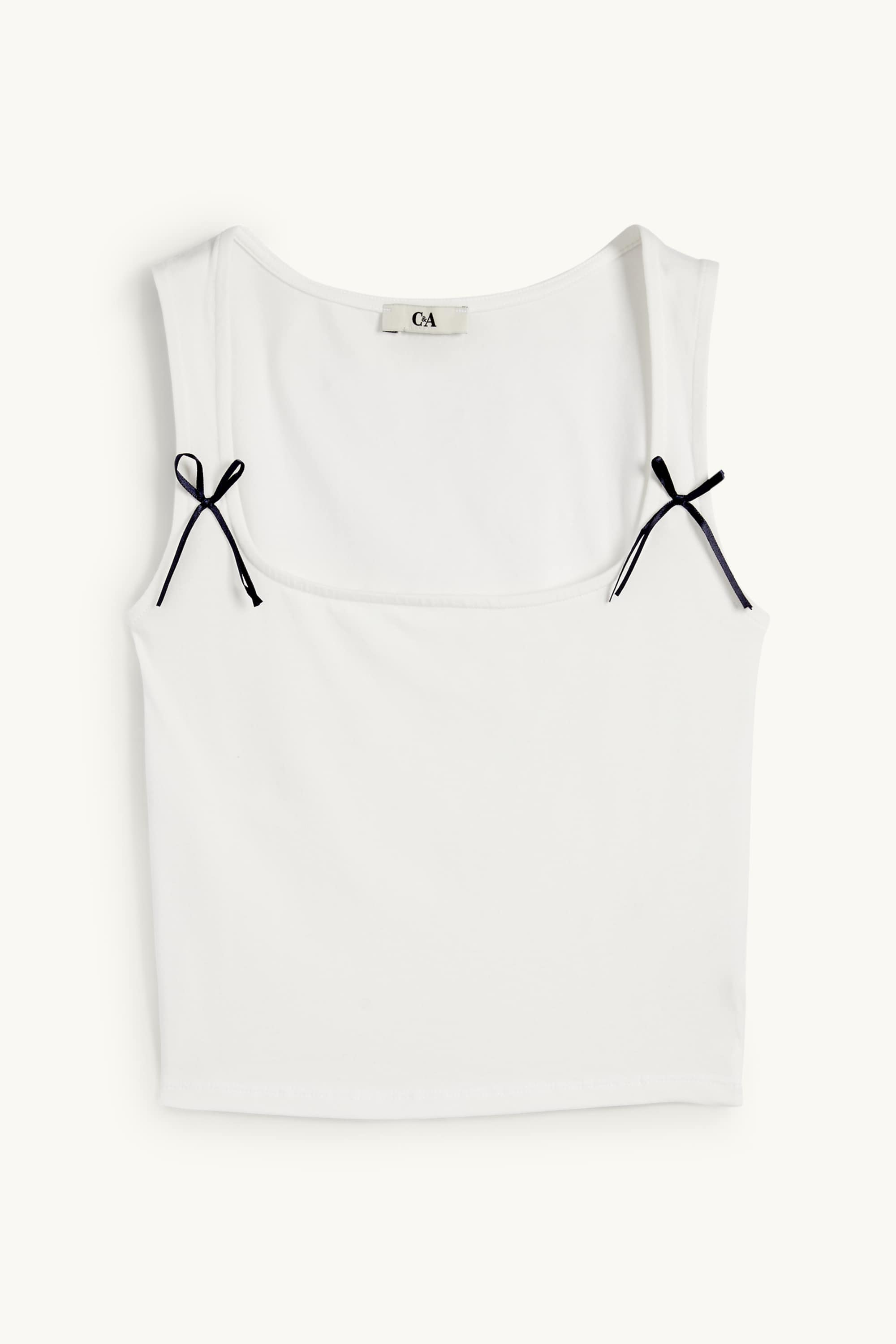 Cropped top white