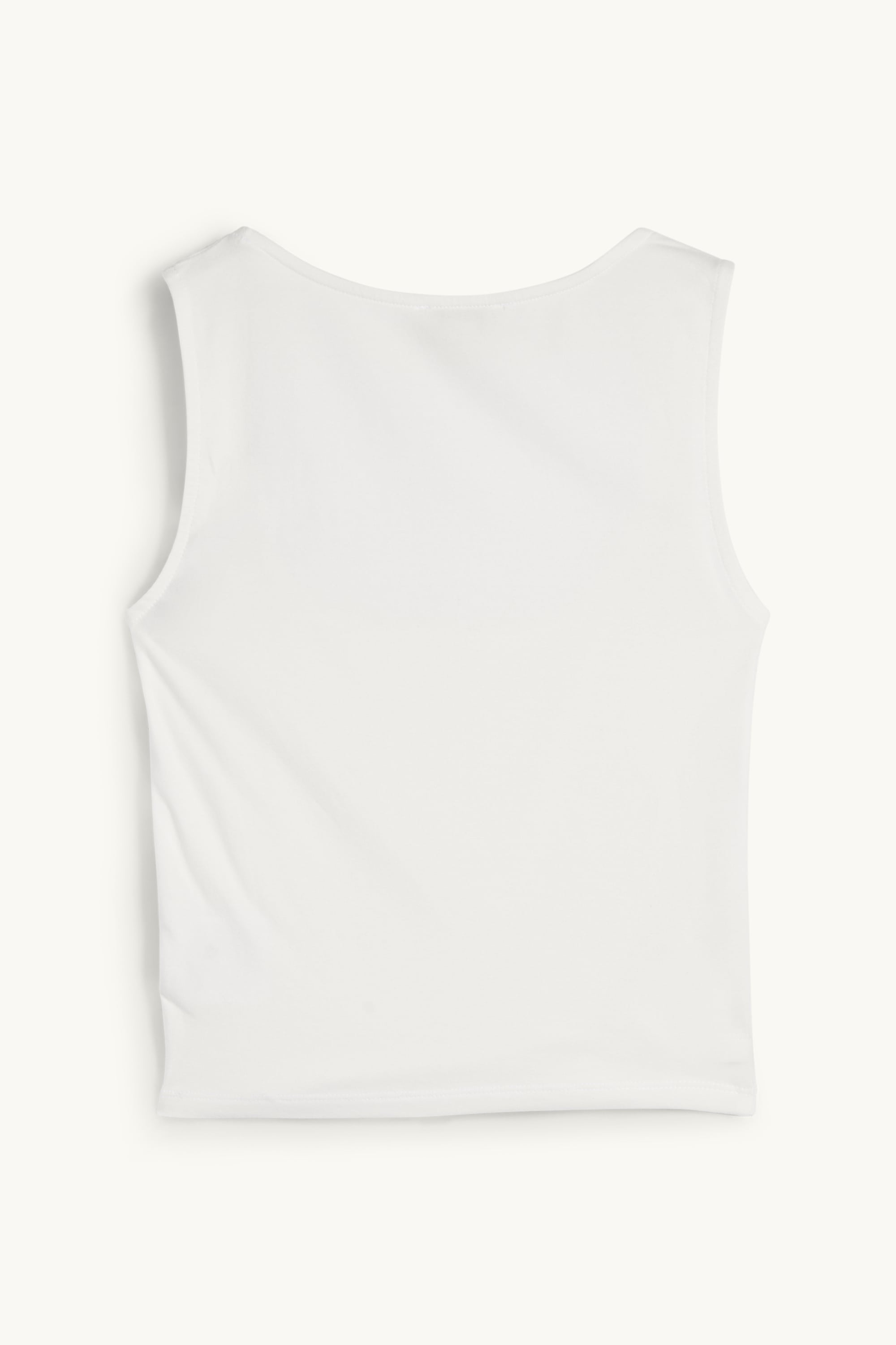 Cropped top white