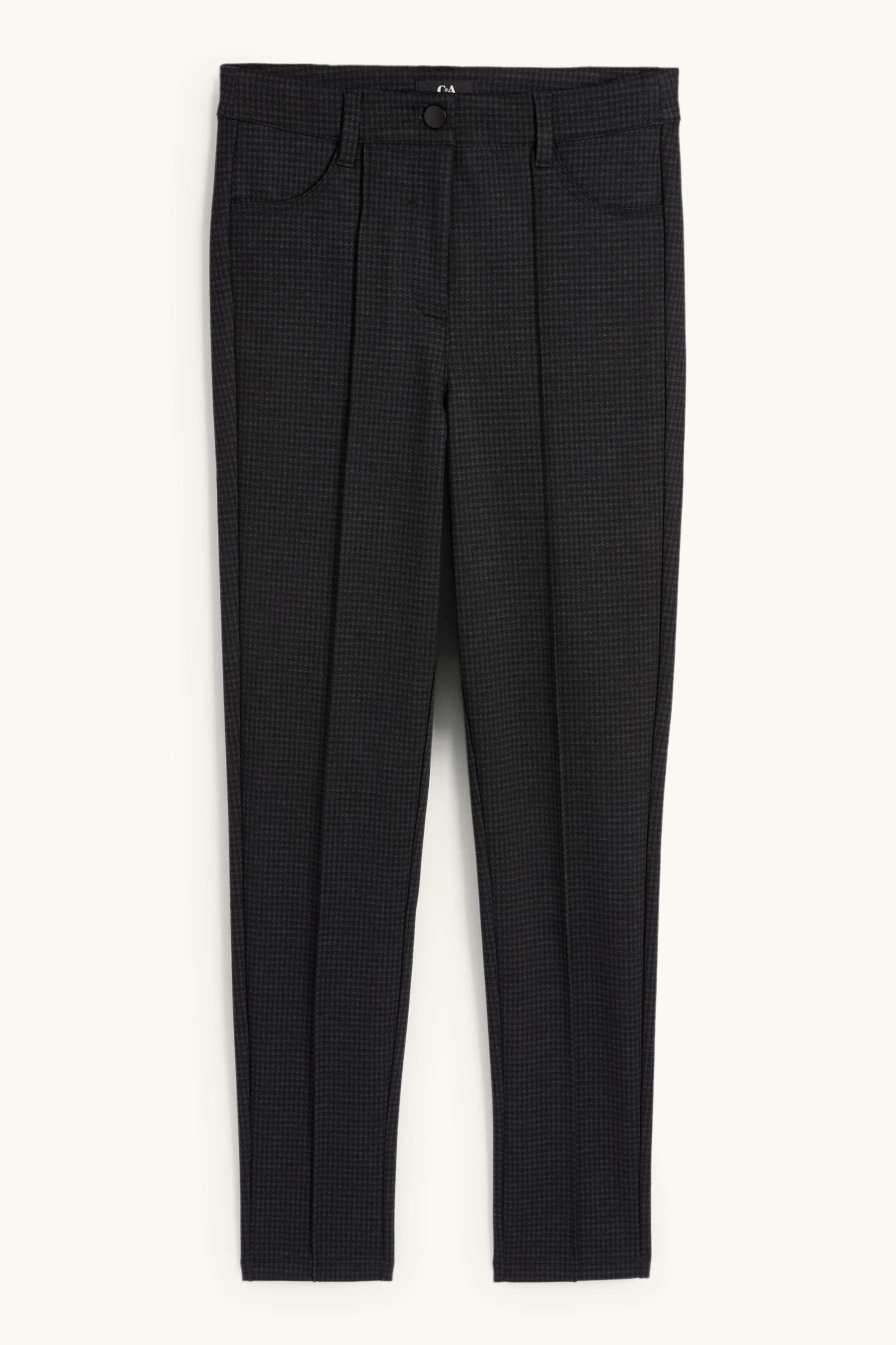 Leggings - check dark gray
