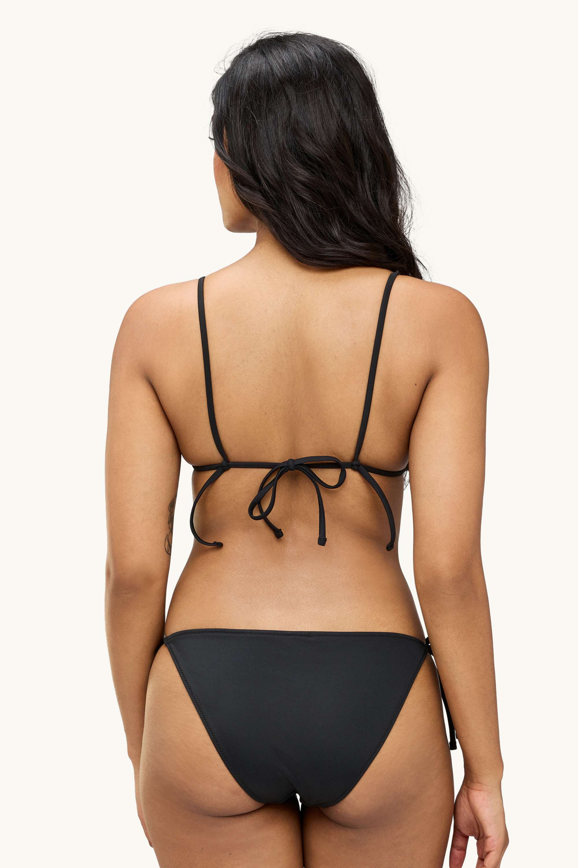 Bikini bottoms - low-rise waist - LYCRA® XTRA LIFE™ black