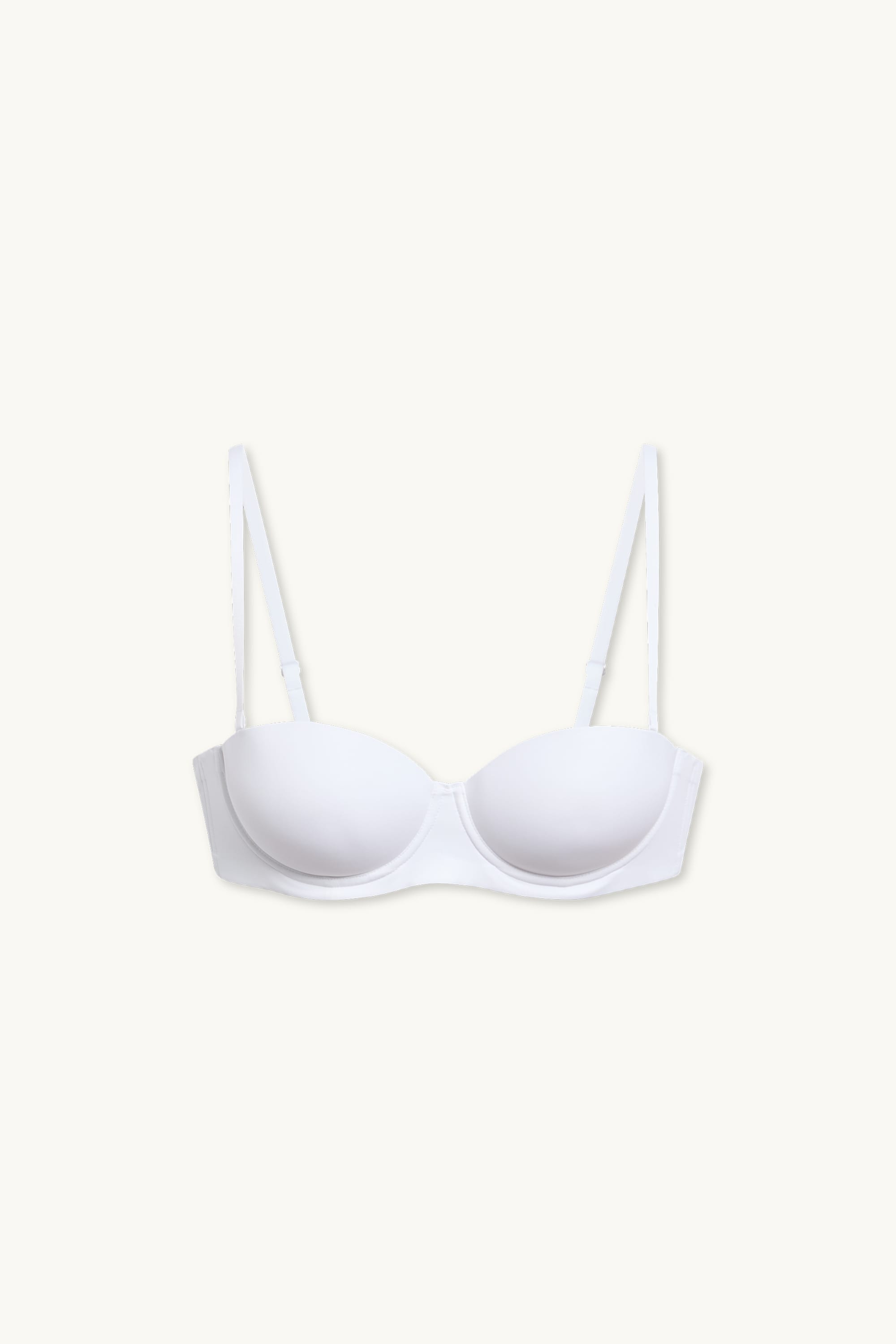 Multiway bra - BALCONETTE - padded - LYCRA® white