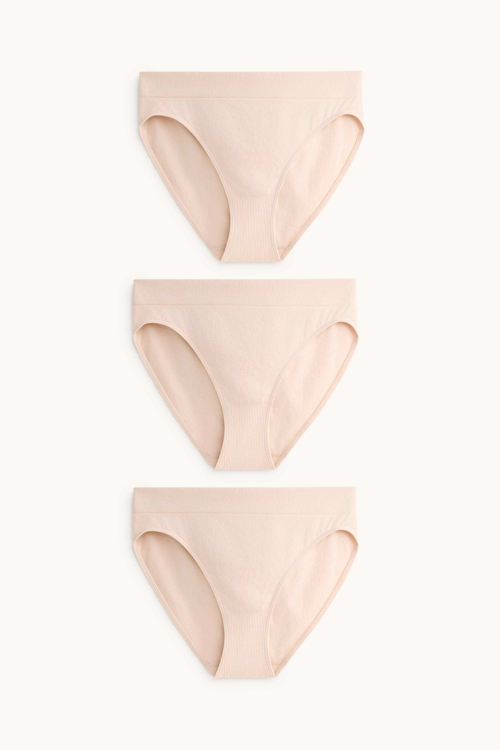 Multipack of 3 - briefs - seamless beige (6)
