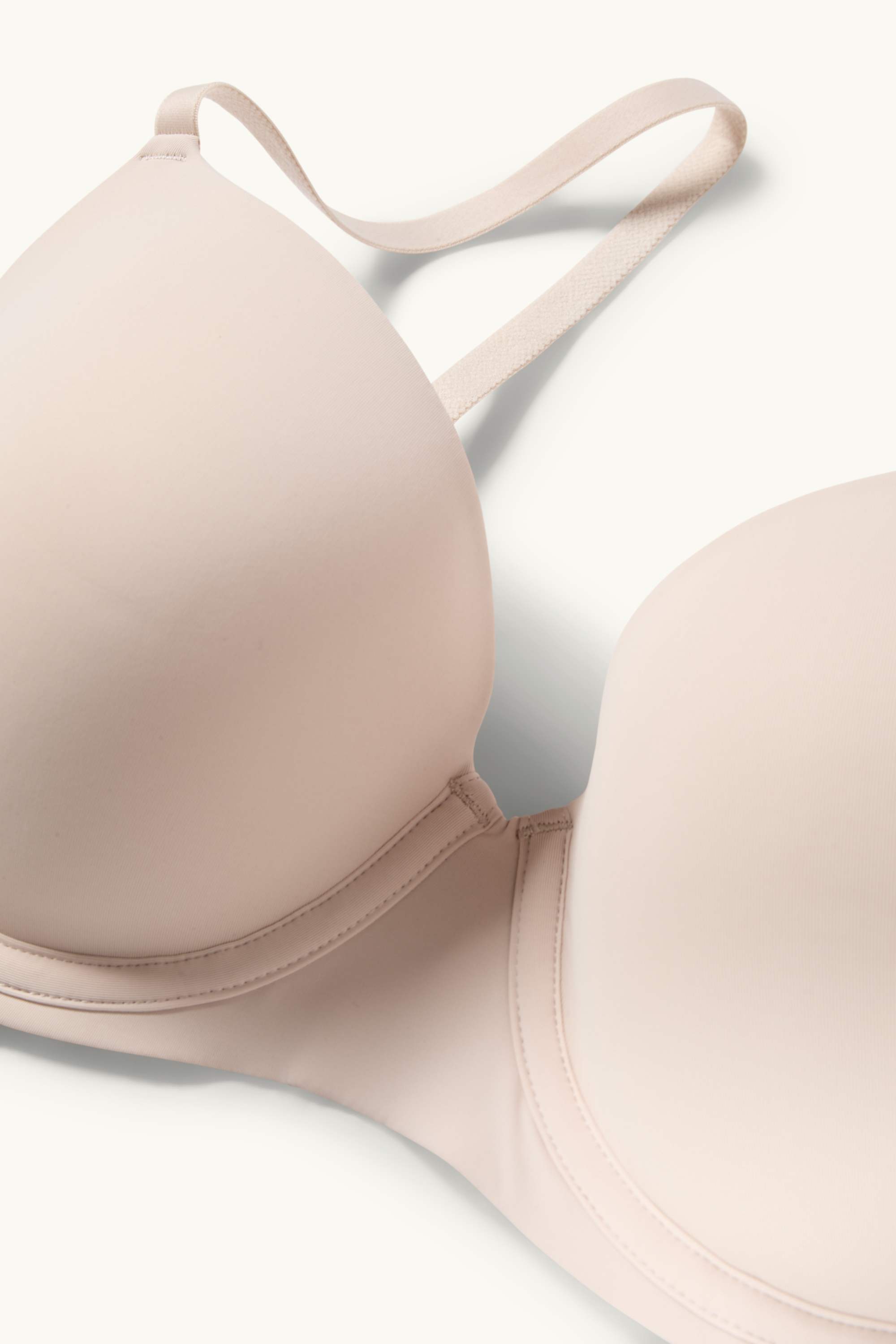 Underwire bra - FULL COVERAGE - padded - LYCRA® light beige
