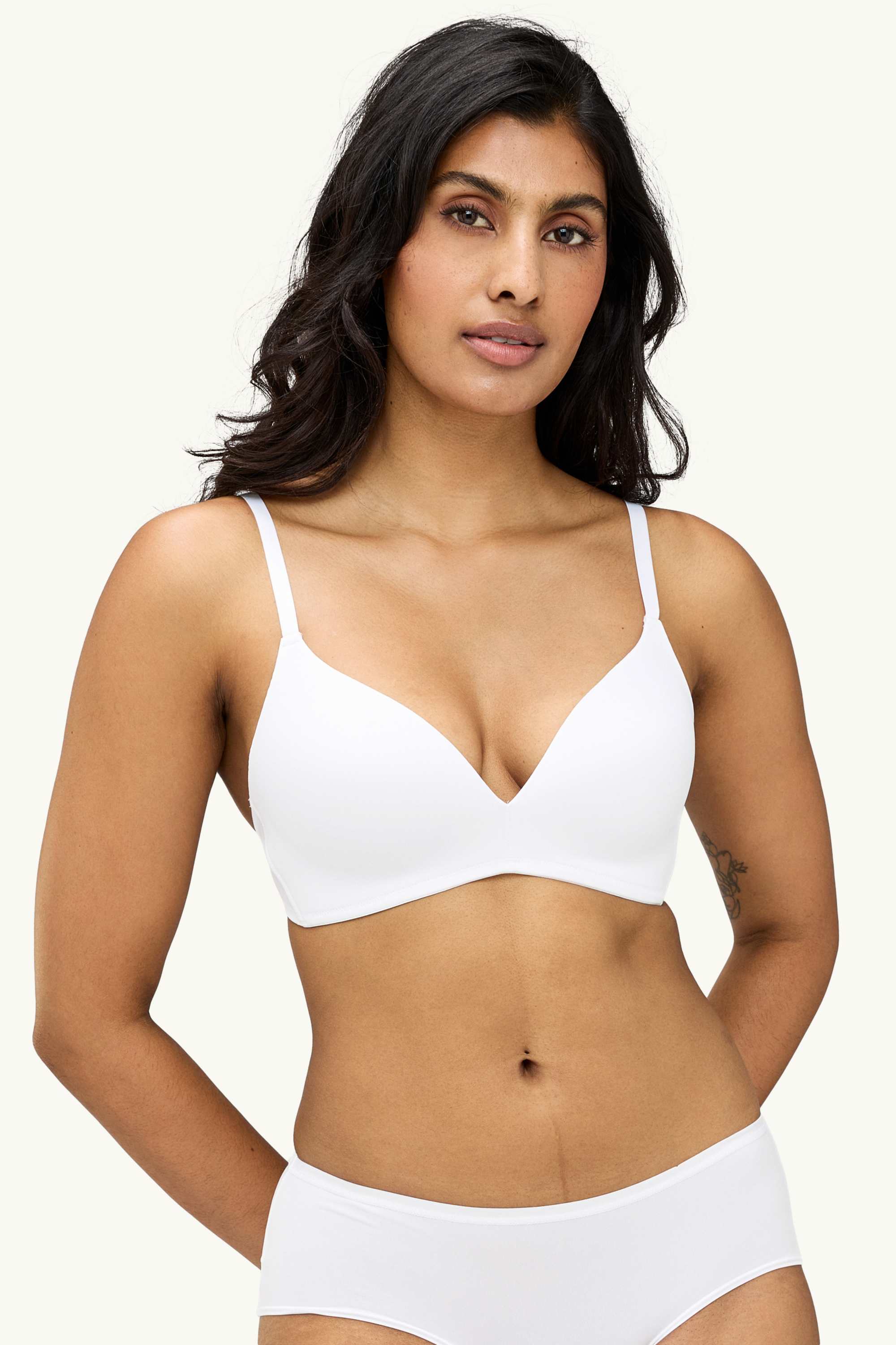 Multipack of 2 - non-wired bra - padded white / light blue