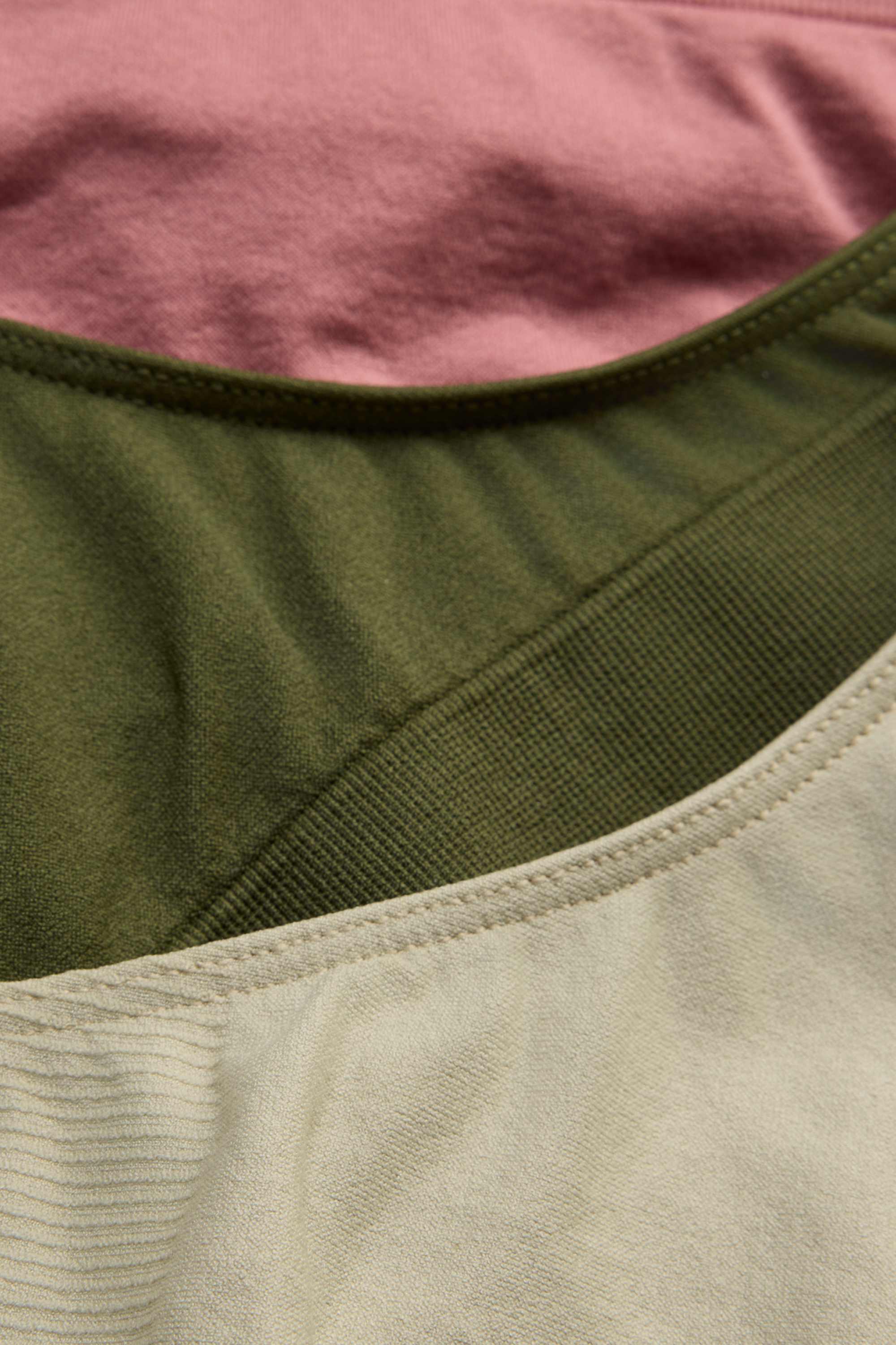 Multipack of 3 - thong - seamless green