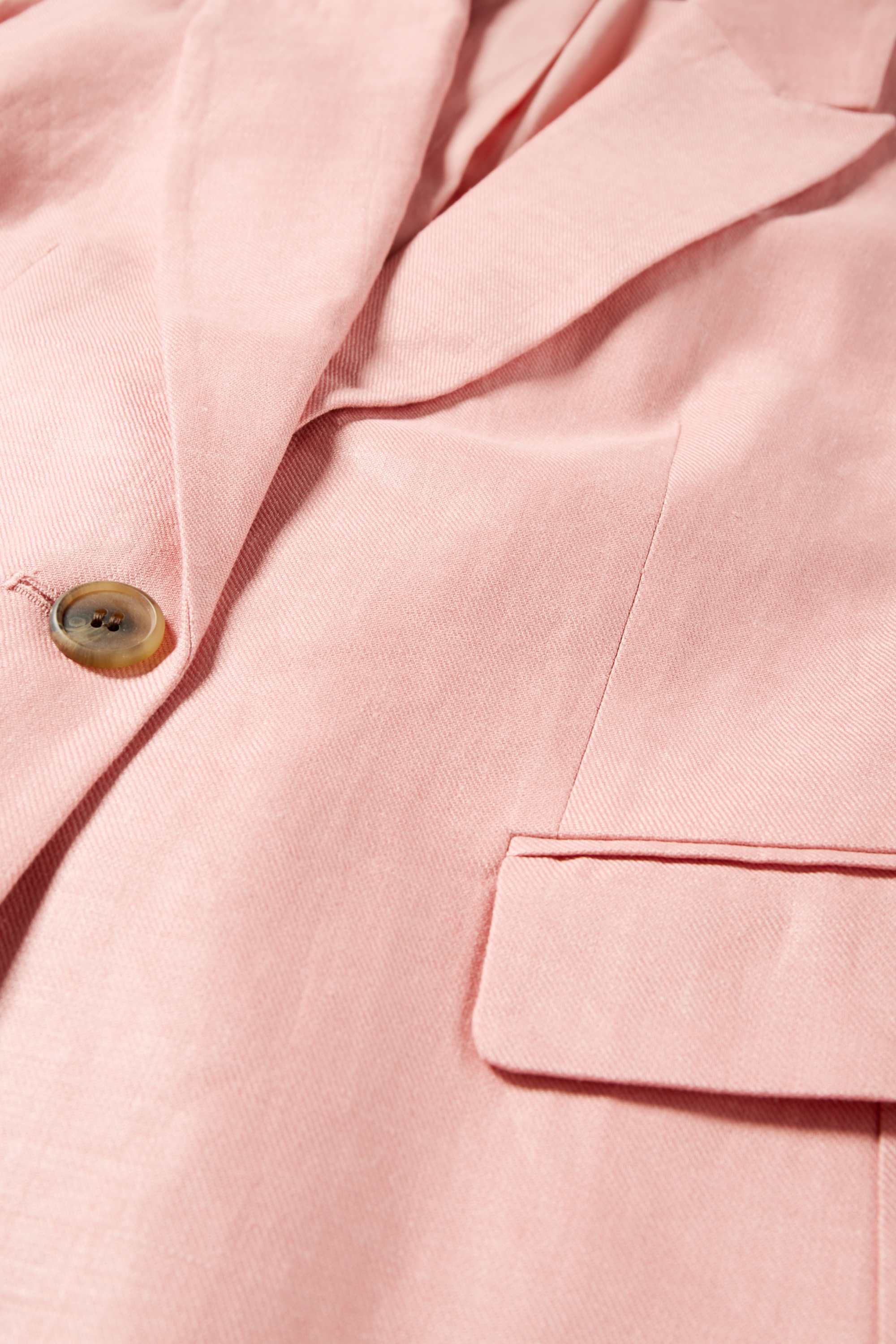 Linen business waistcoat - regular fit rose
