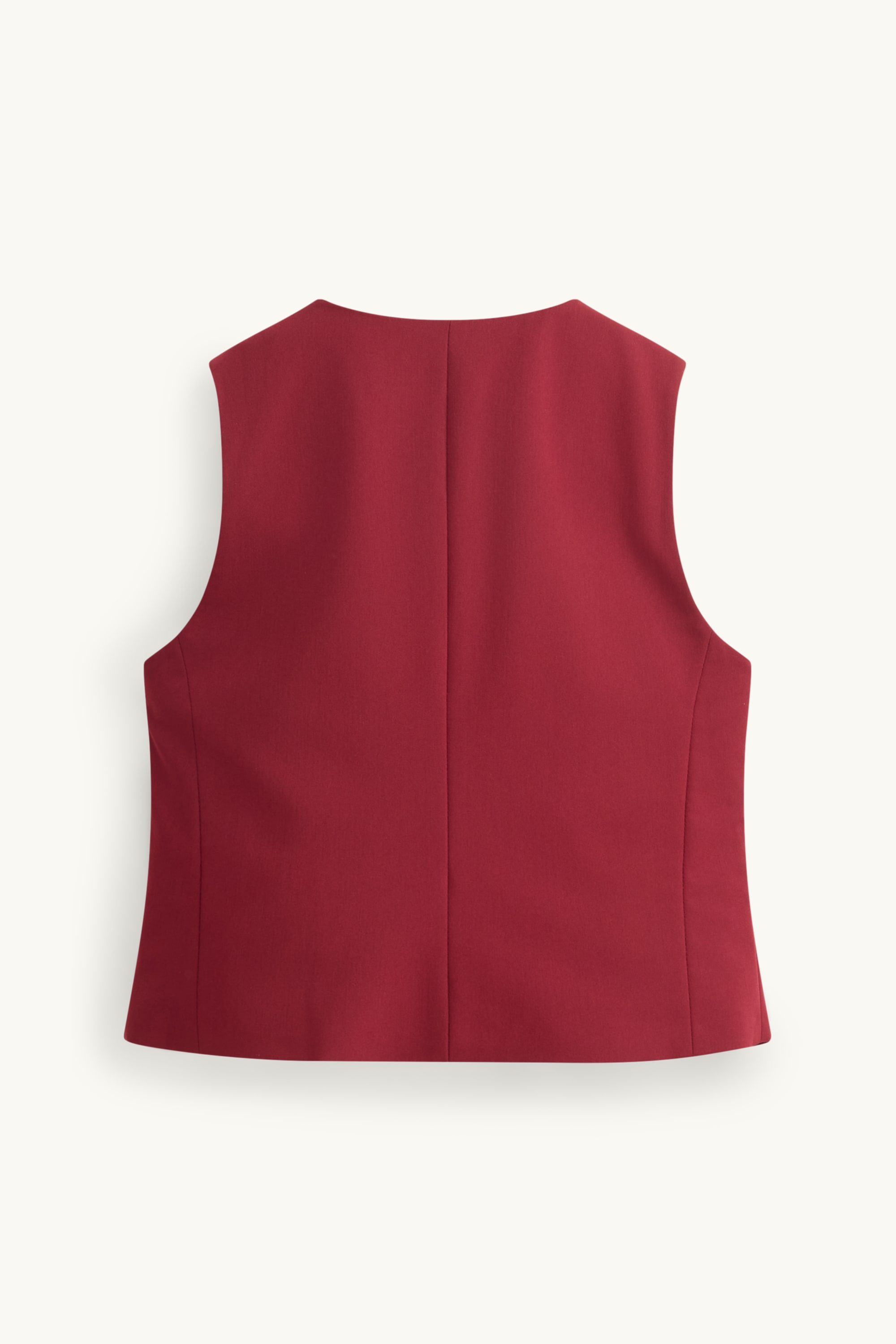Business waistcoat - regular fit dark red