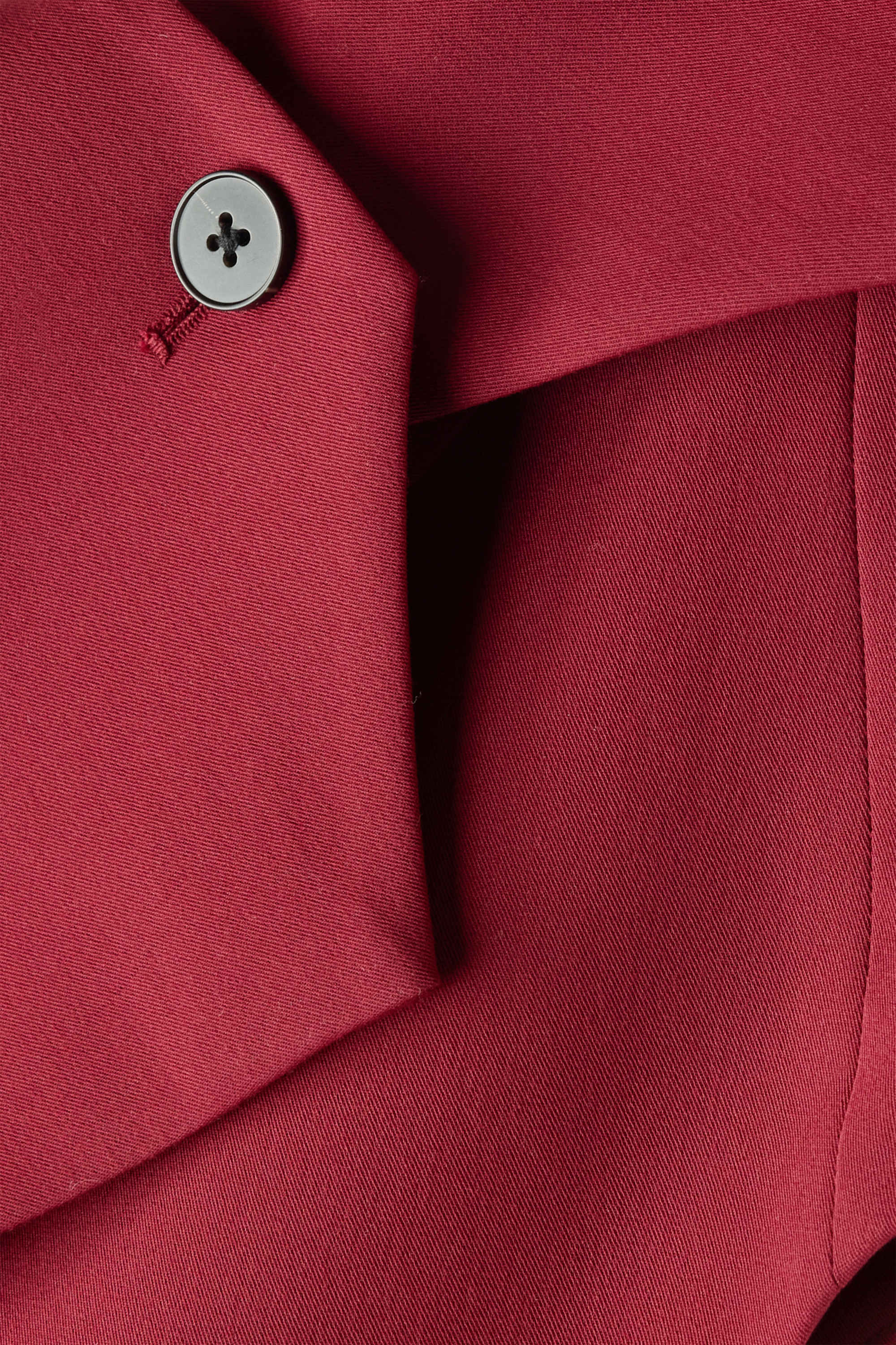 Business waistcoat - regular fit dark red