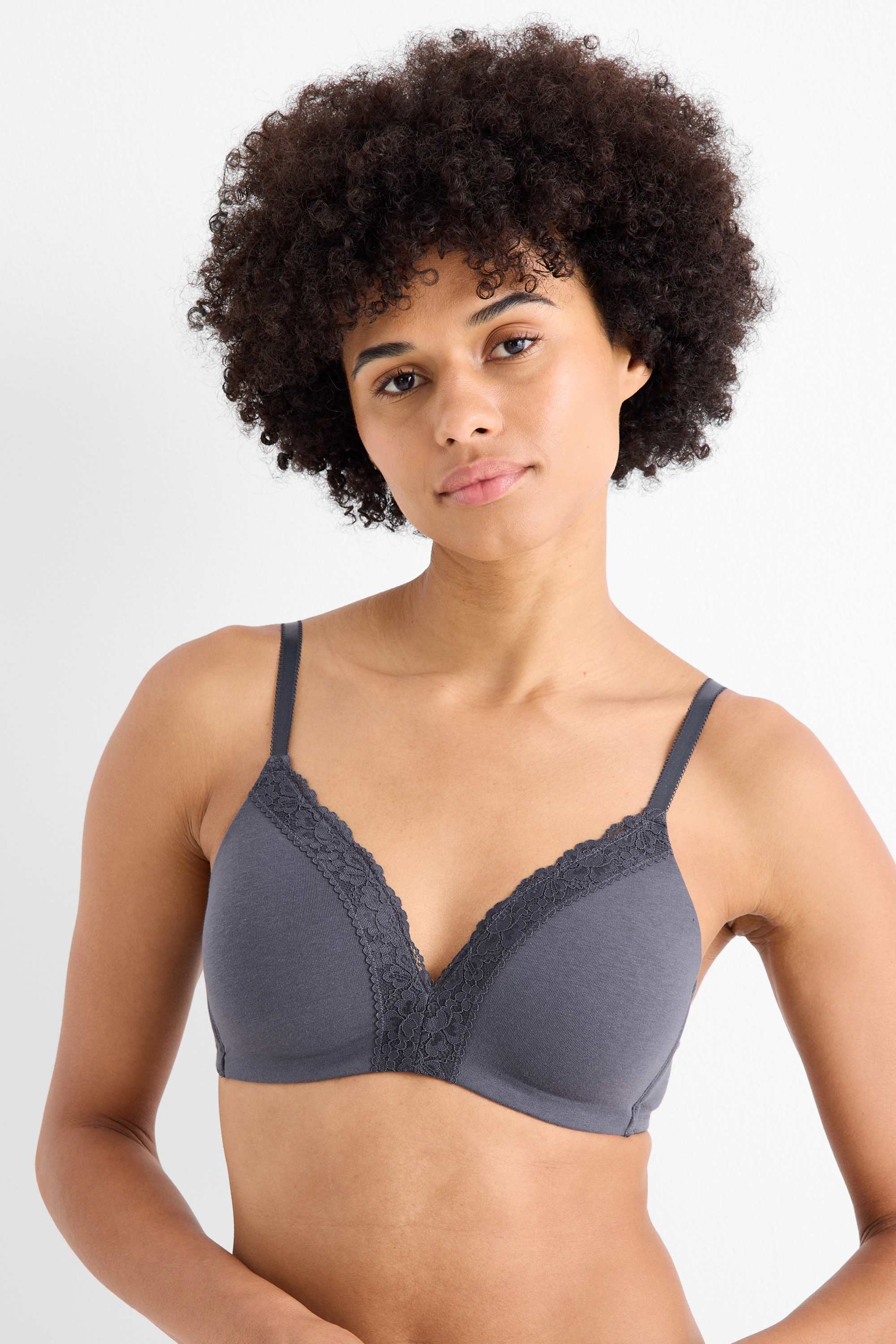 Multipack of 2 - non-wired bra - padded dark blue / gray