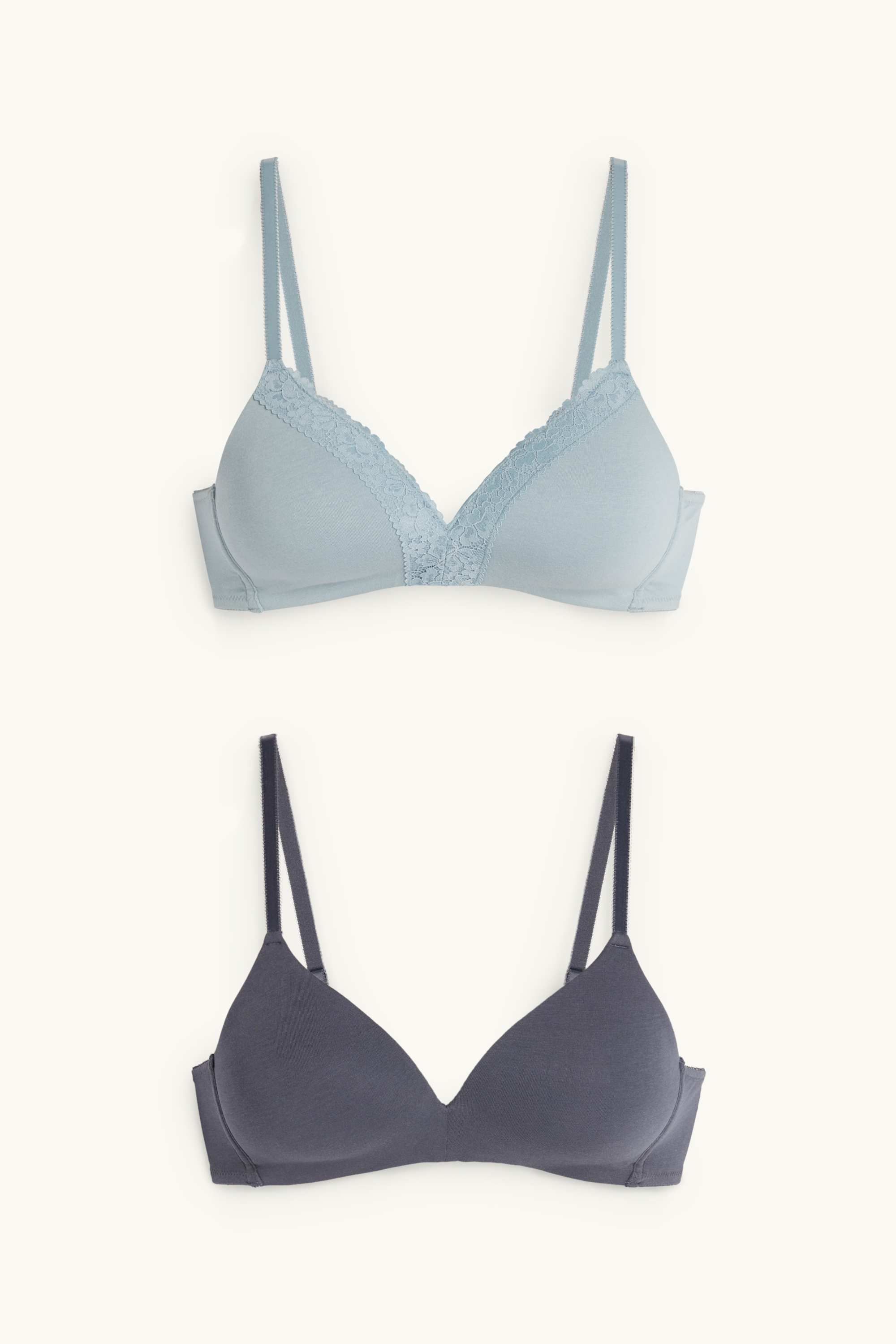 Multipack of 2 - non-wired bra - padded blue / turquoise