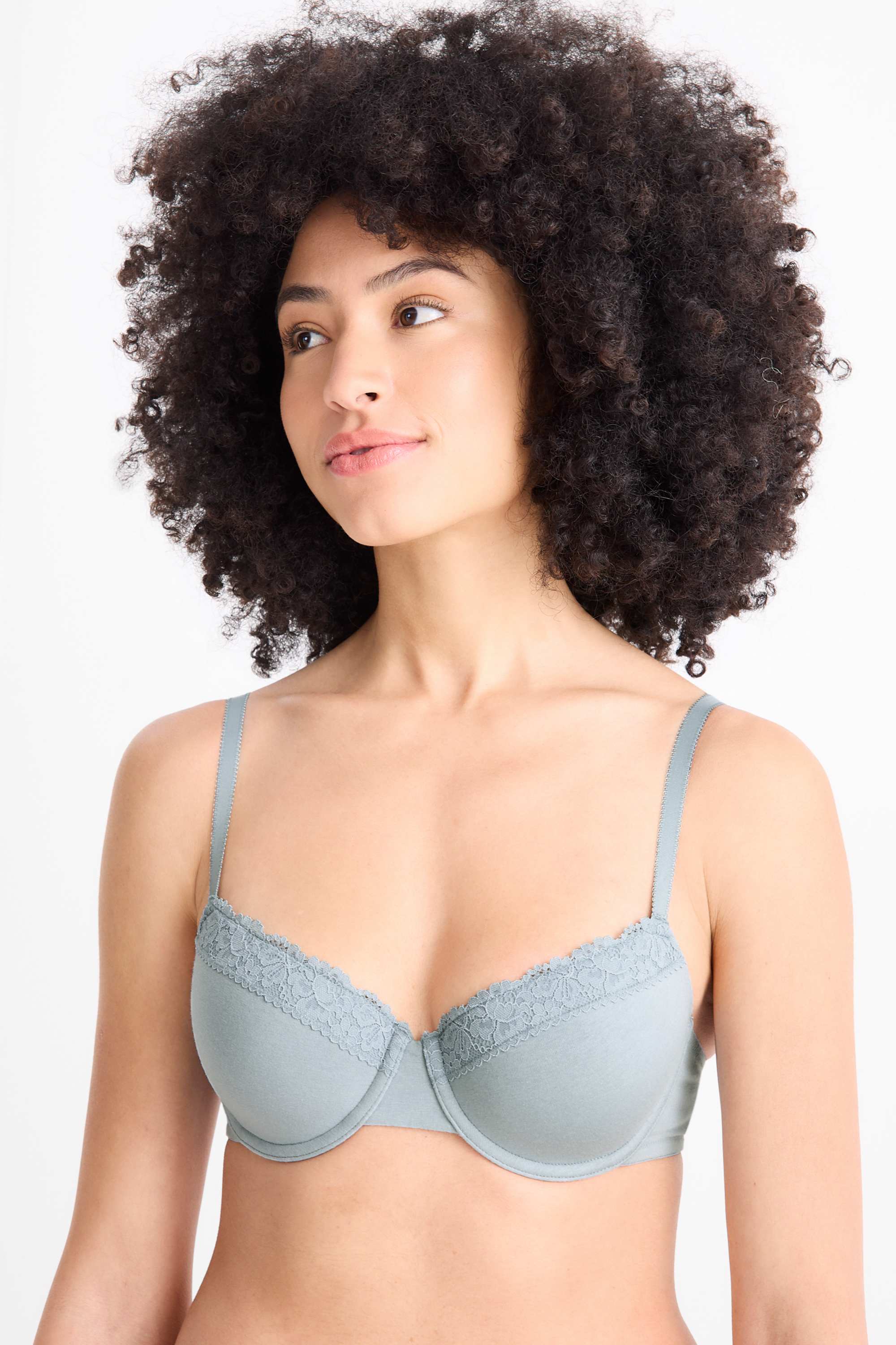 Multipack of 2 - underwire bra - DEMI - padded light blue