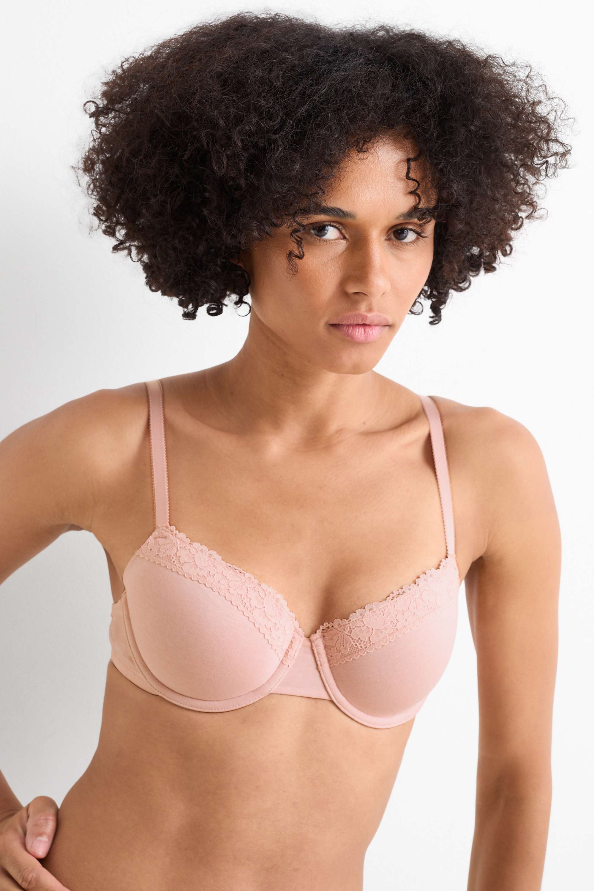 Multipack of 2 - underwire bra - DEMI - padded rose