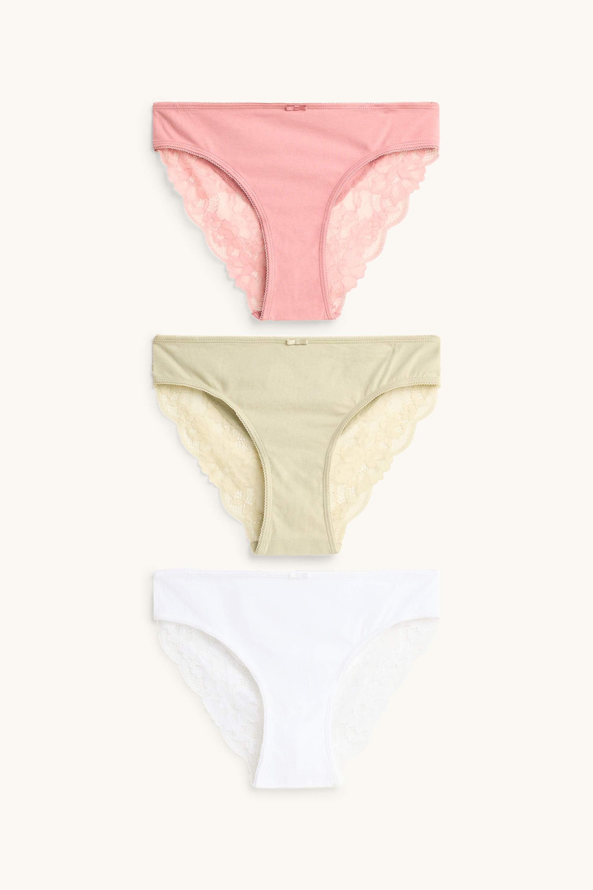 Multipack of 3 - knickers khaki
