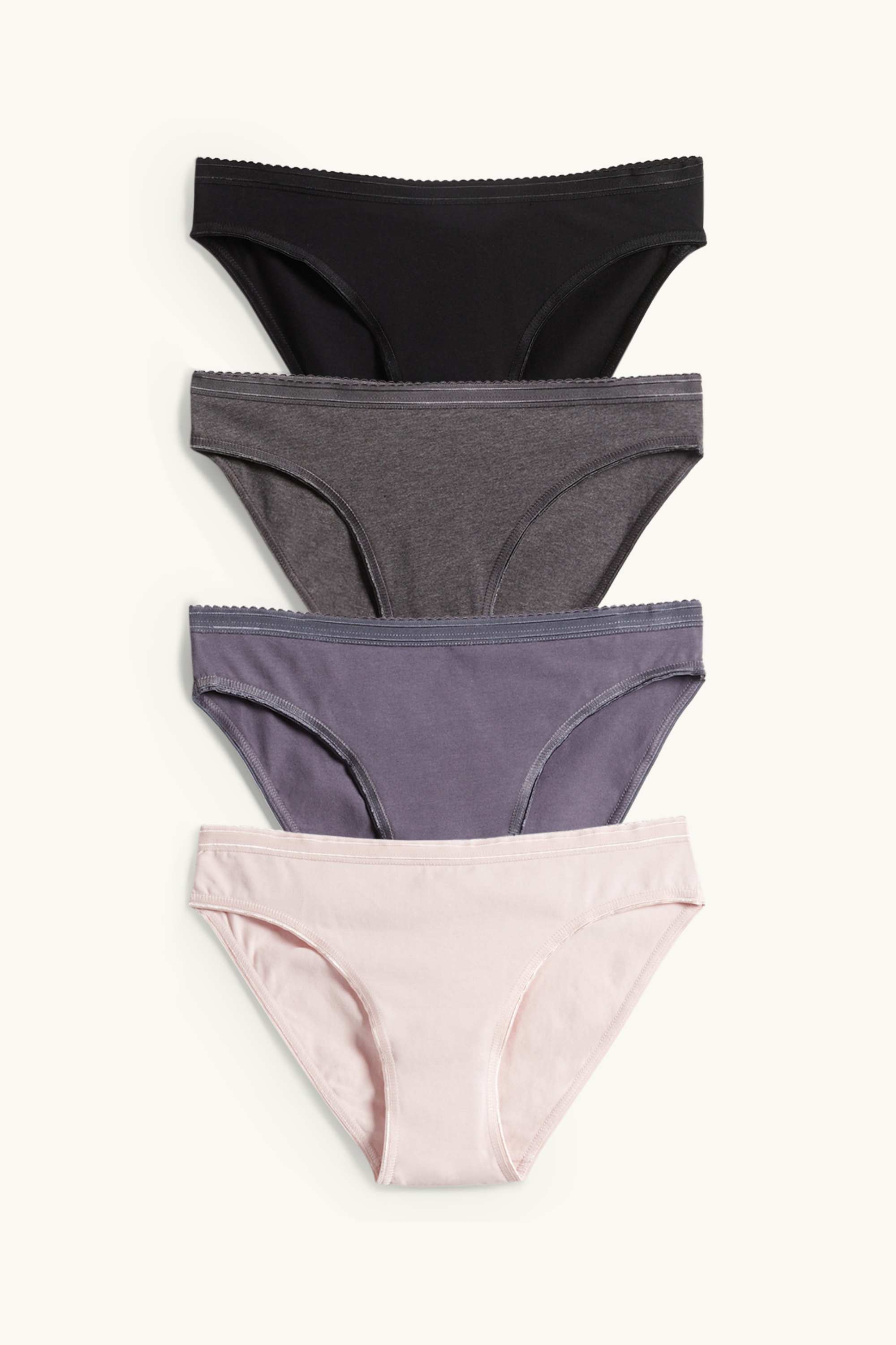 Multipack of 4 - knickers rose