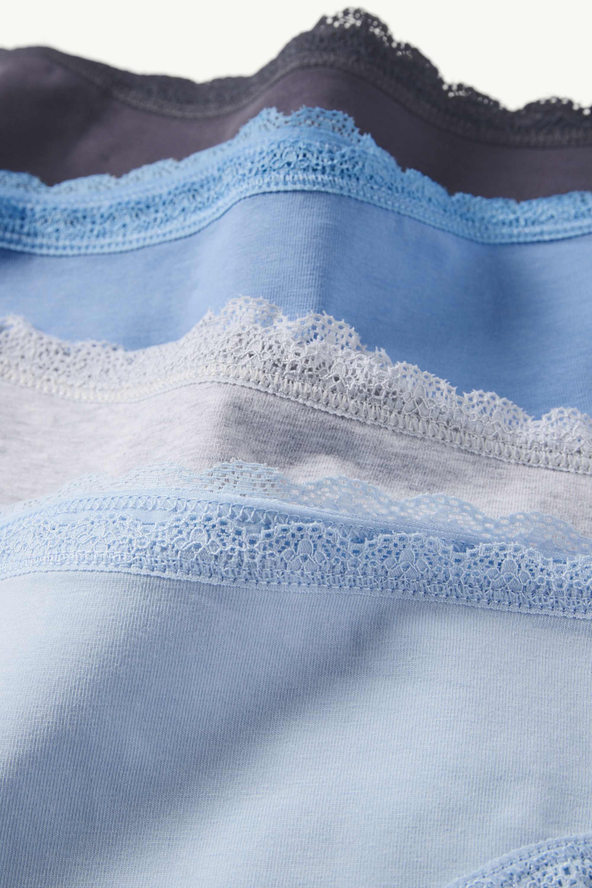 Multipack of 4 - knickers blue / gray