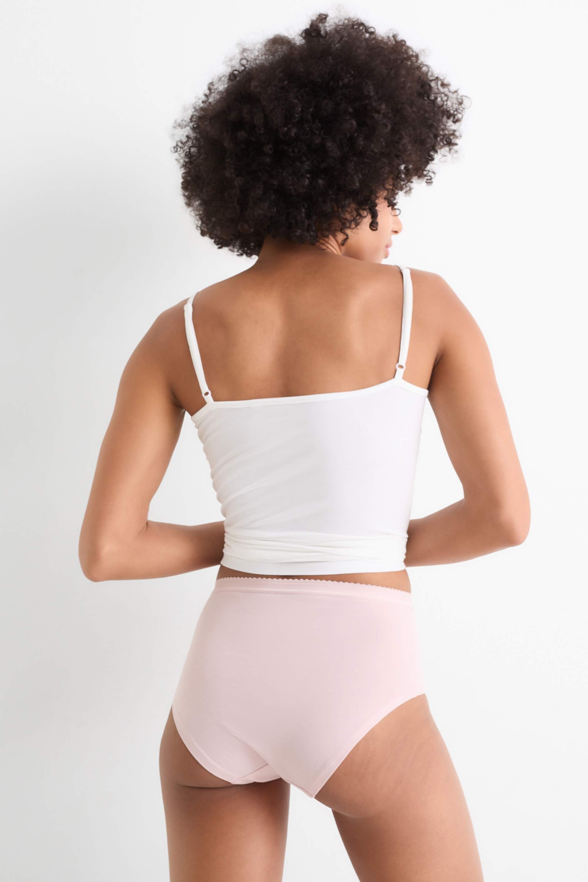 Multipack of 3 - knickers black / rose
