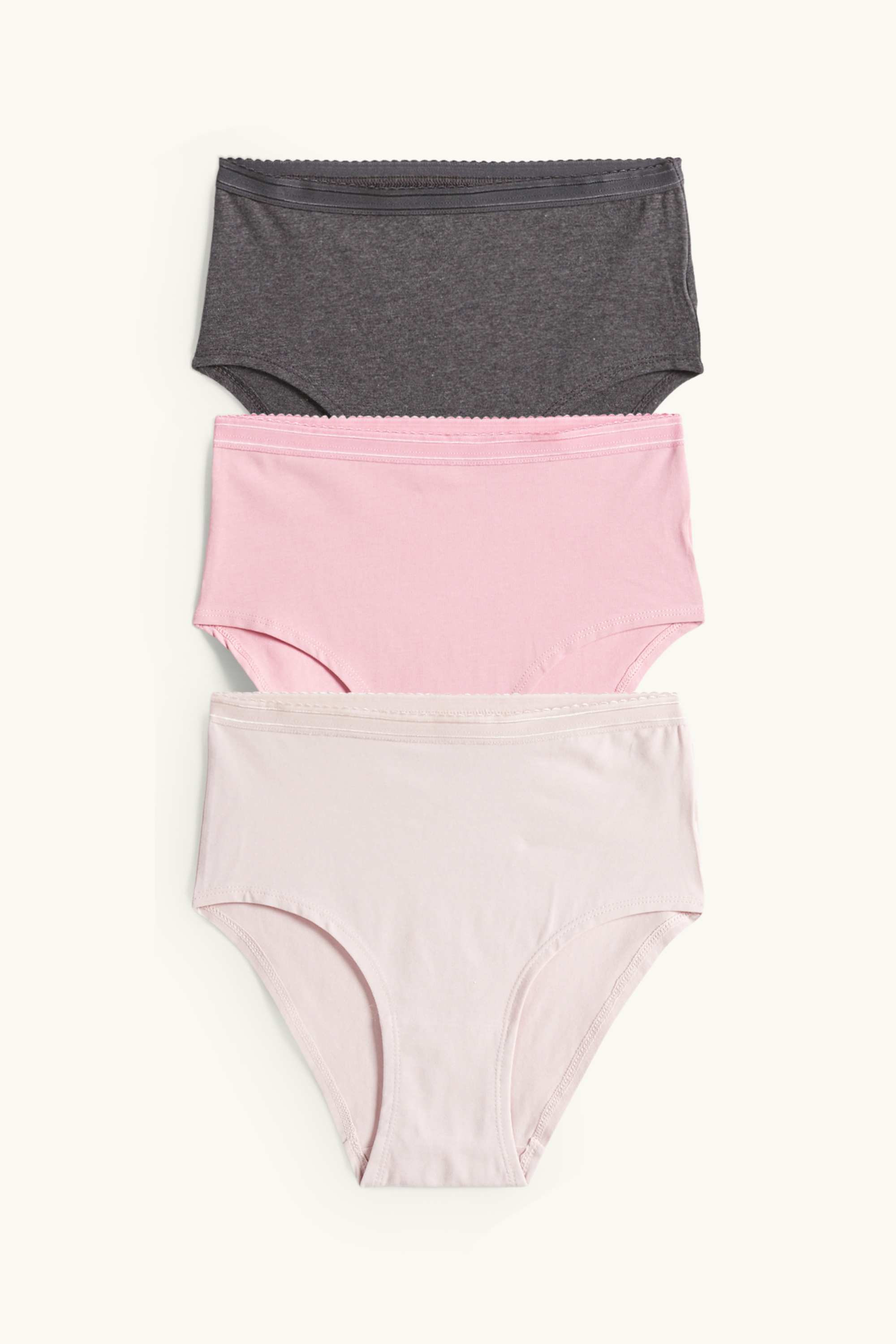 Multipack of 3 - knickers rose