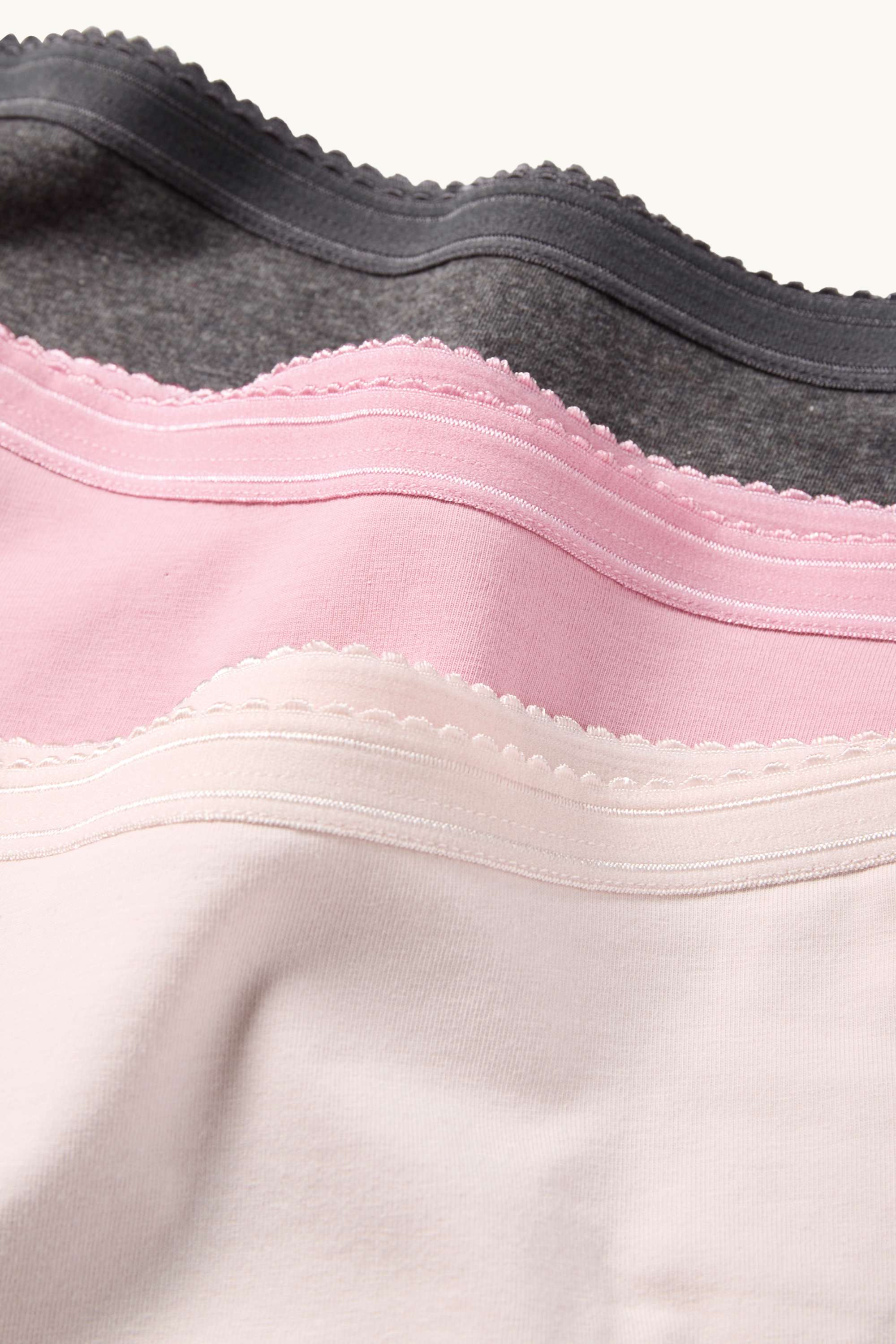Multipack of 3 - knickers rose